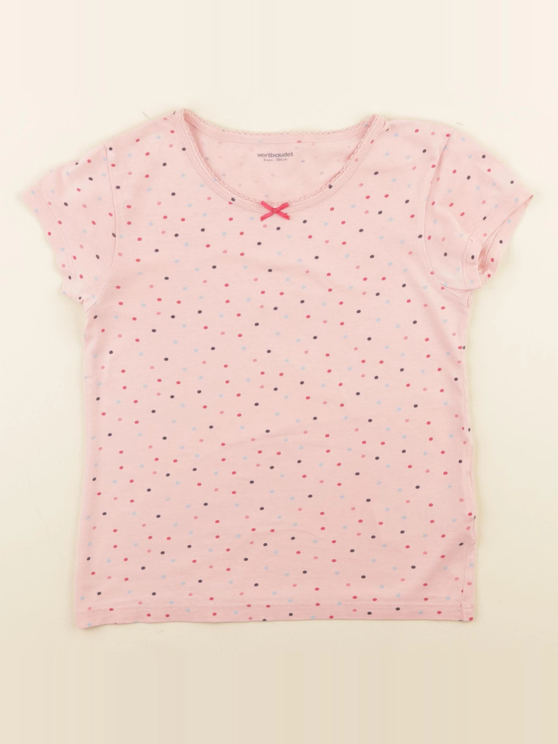 Vertbaudet - maillot de corps rose - 8 ans