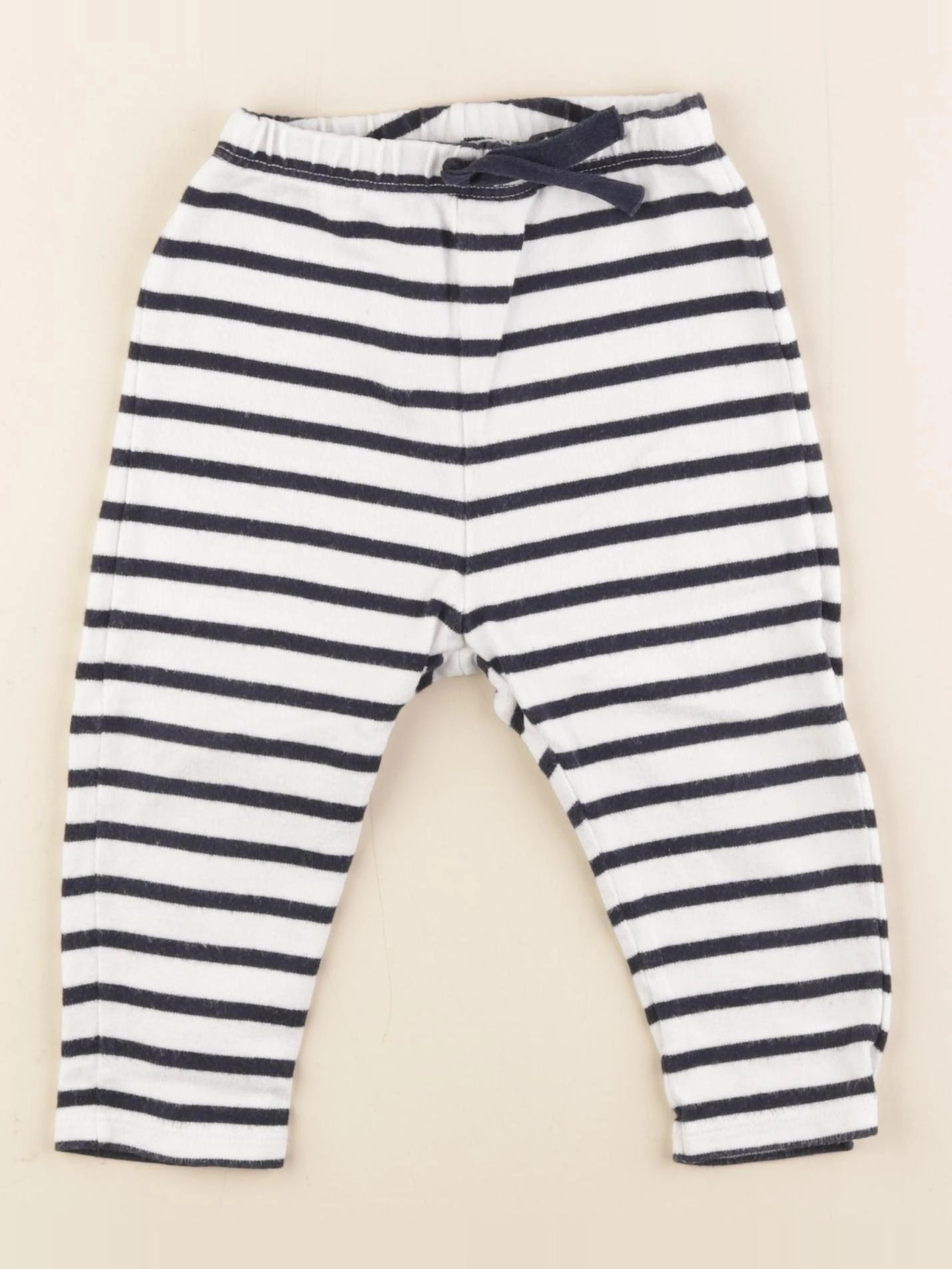 Petit Bateau - jogging bleu, blanc - 18 mois