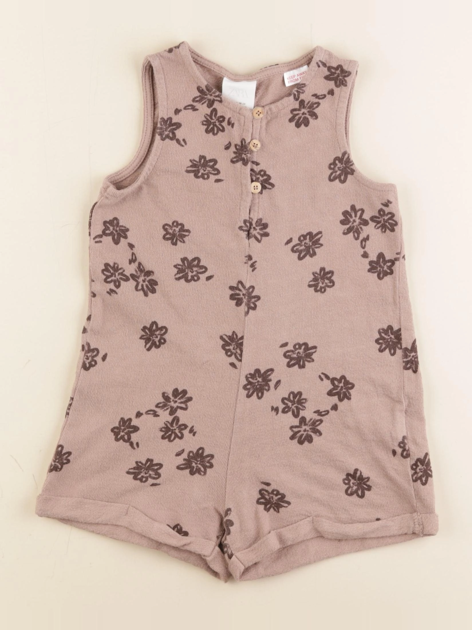 Zara - combinaison beige - 3 ans