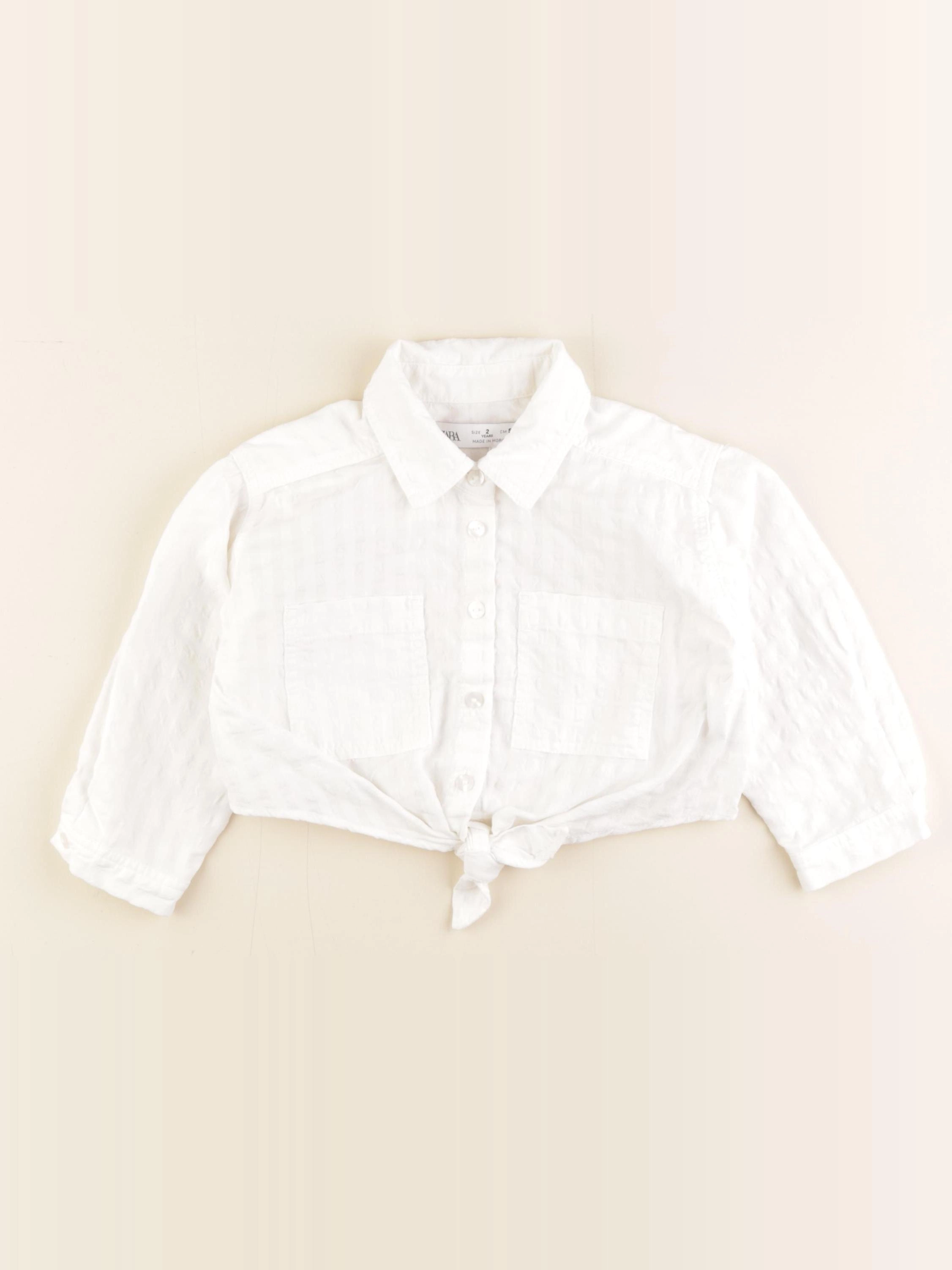 Zara - chemise blanc - 2 ans