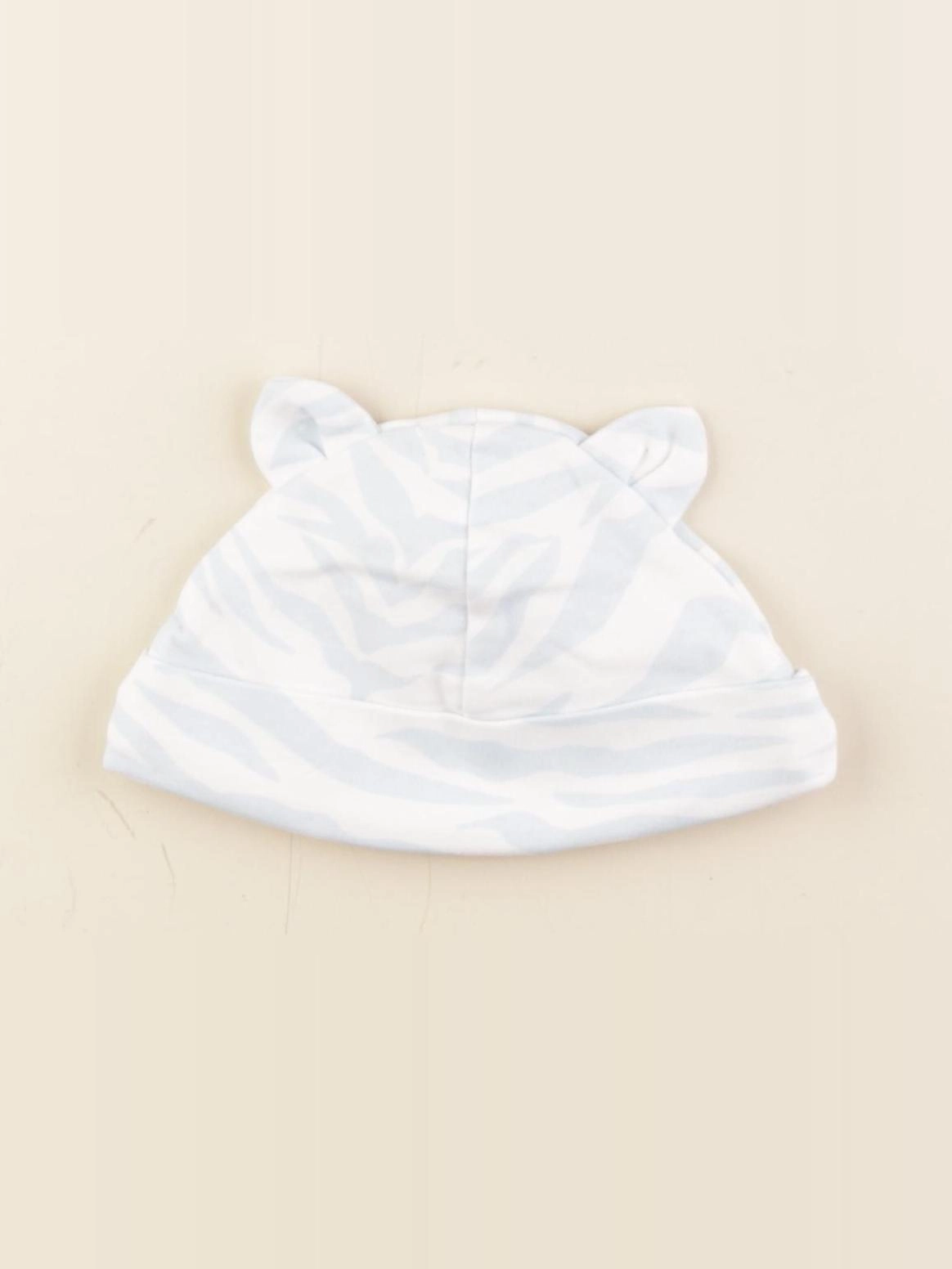 Kenzo - bonnet blanc, bleu - 18 mois