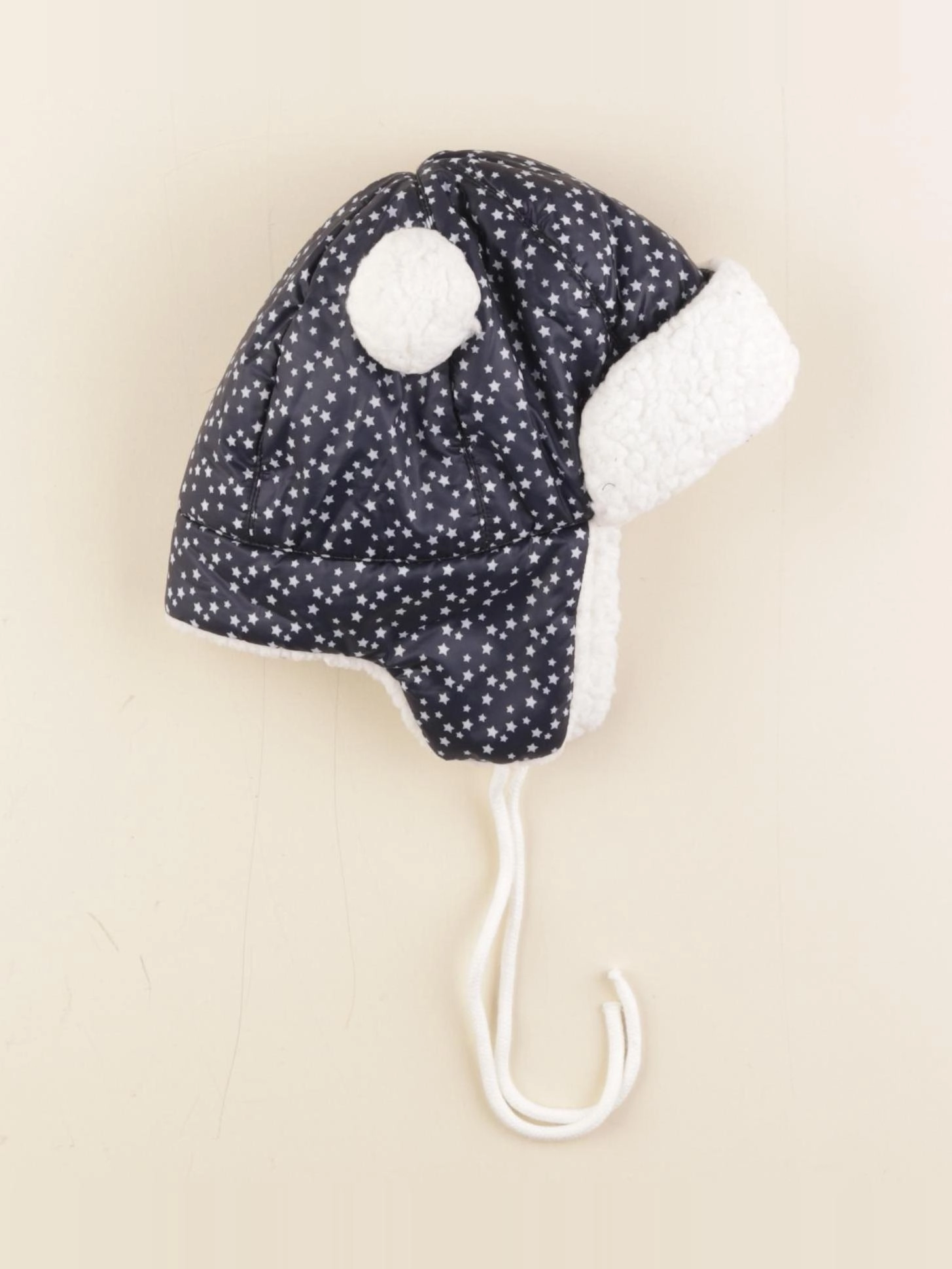 Petit Bateau - bonnet bleu, blanc - 24/36 mois