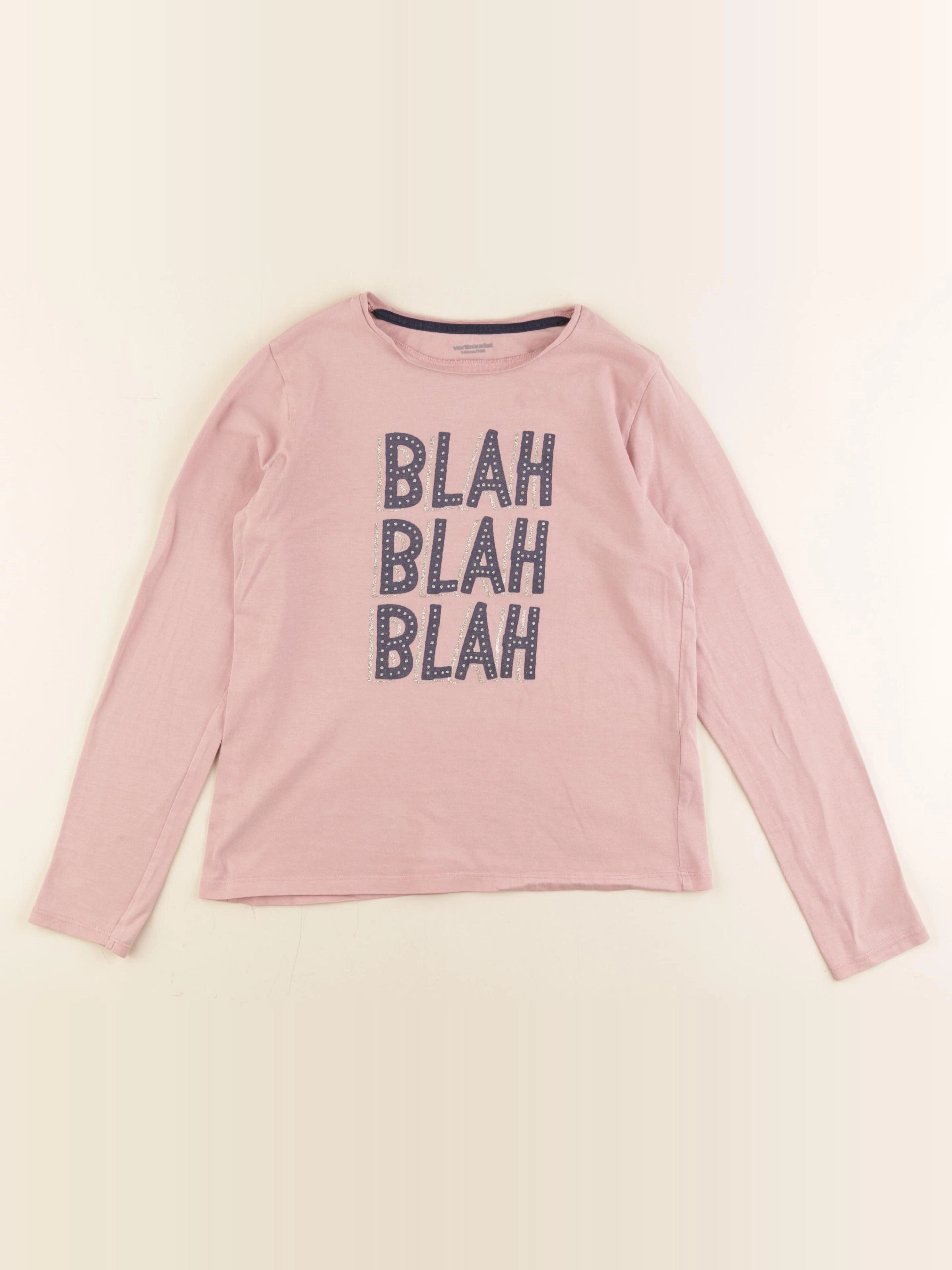 Vertbaudet - tee-shirt rose - 10 ans