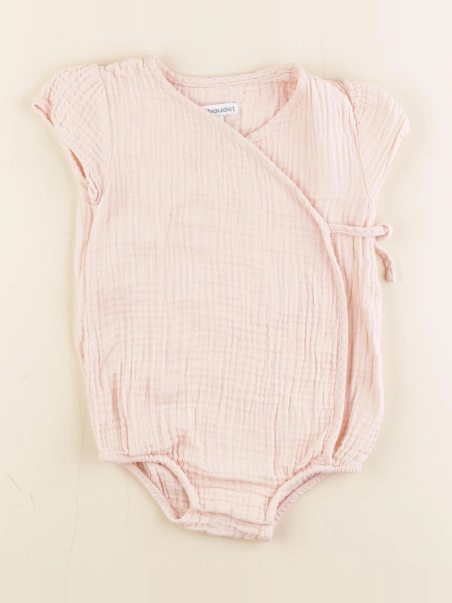 Vertbaudet - combinaison rose - 12 mois