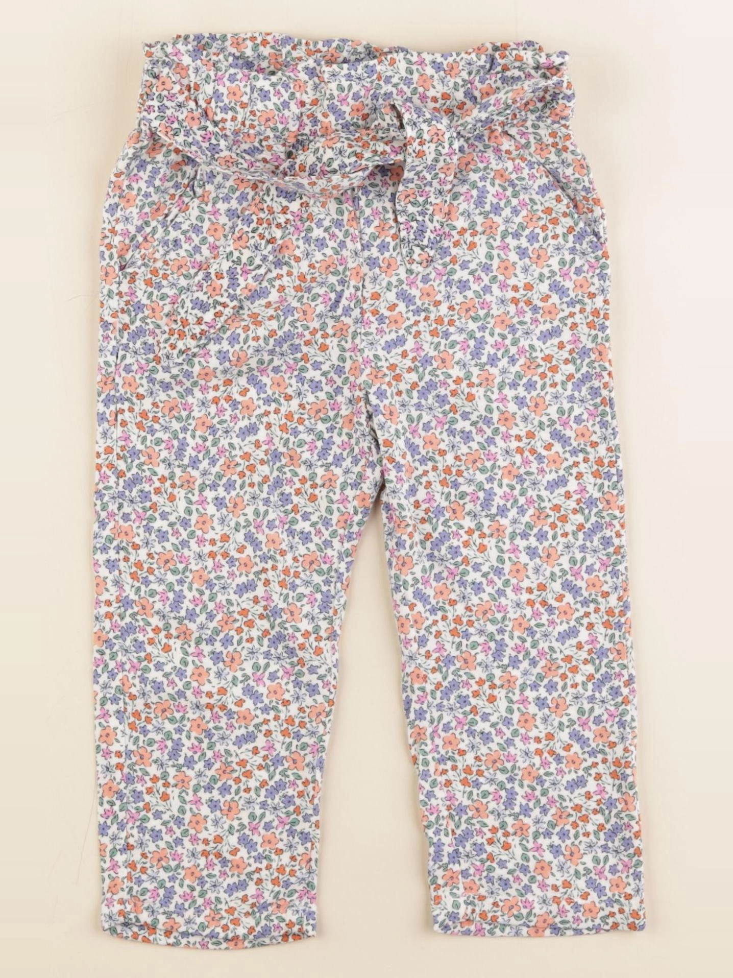 Vertbaudet - pantalon multicolore - 2 ans
