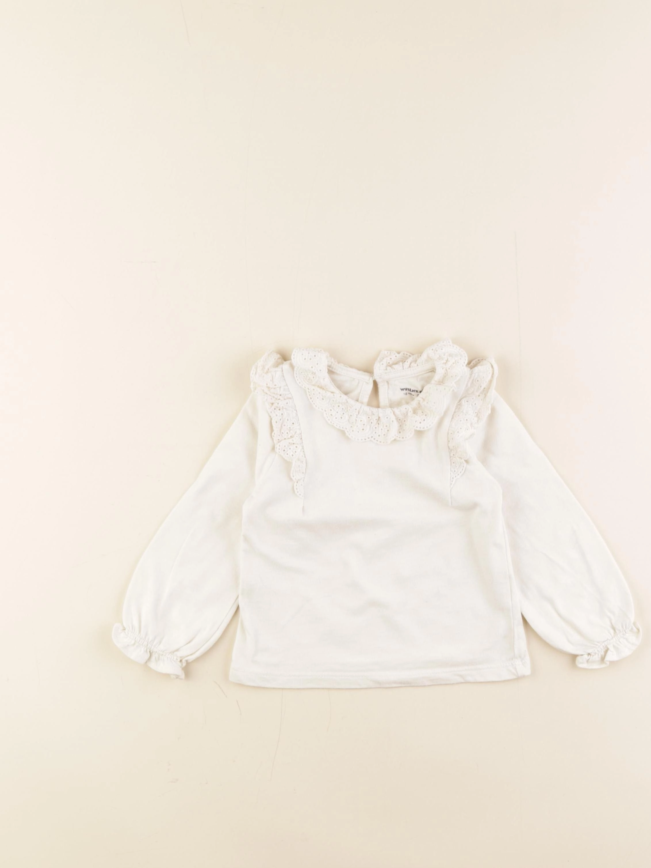 Vertbaudet - tee-shirt beige - 18 mois