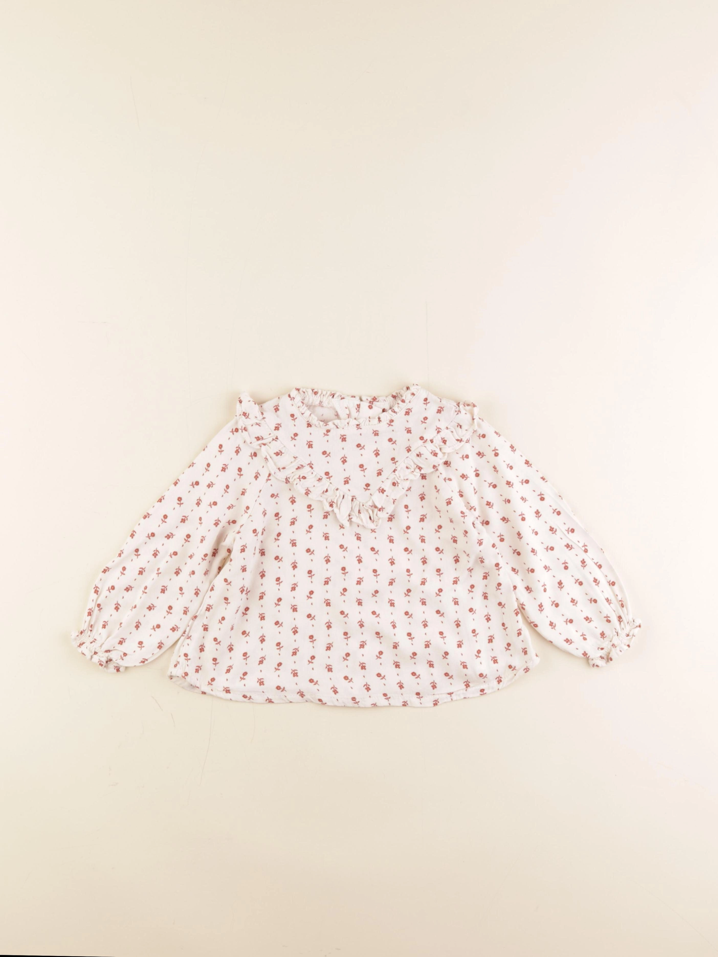 Vertbaudet - blouse beige - 18 mois