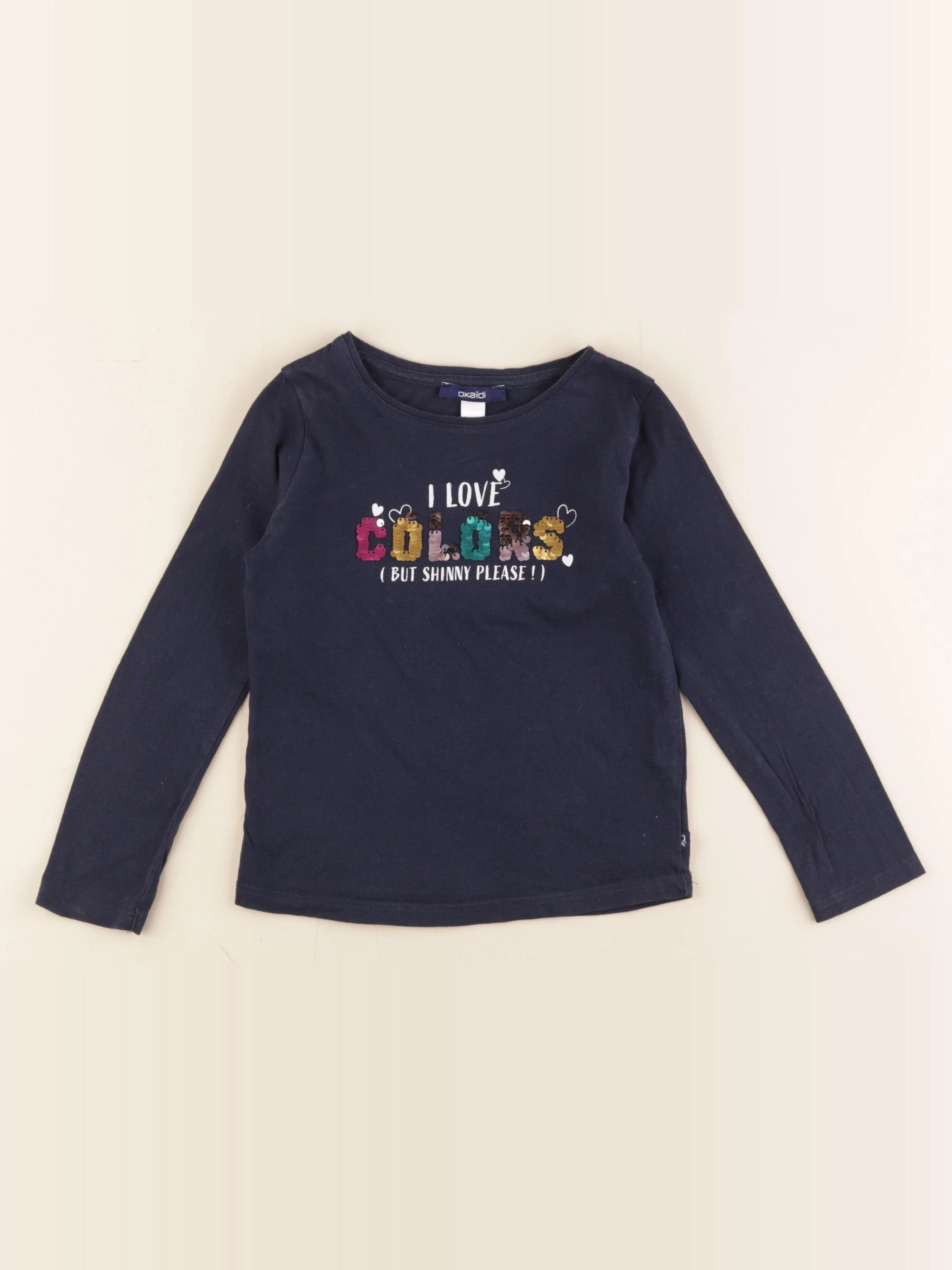 Okaidi - tee-shirt bleu - 3 ans