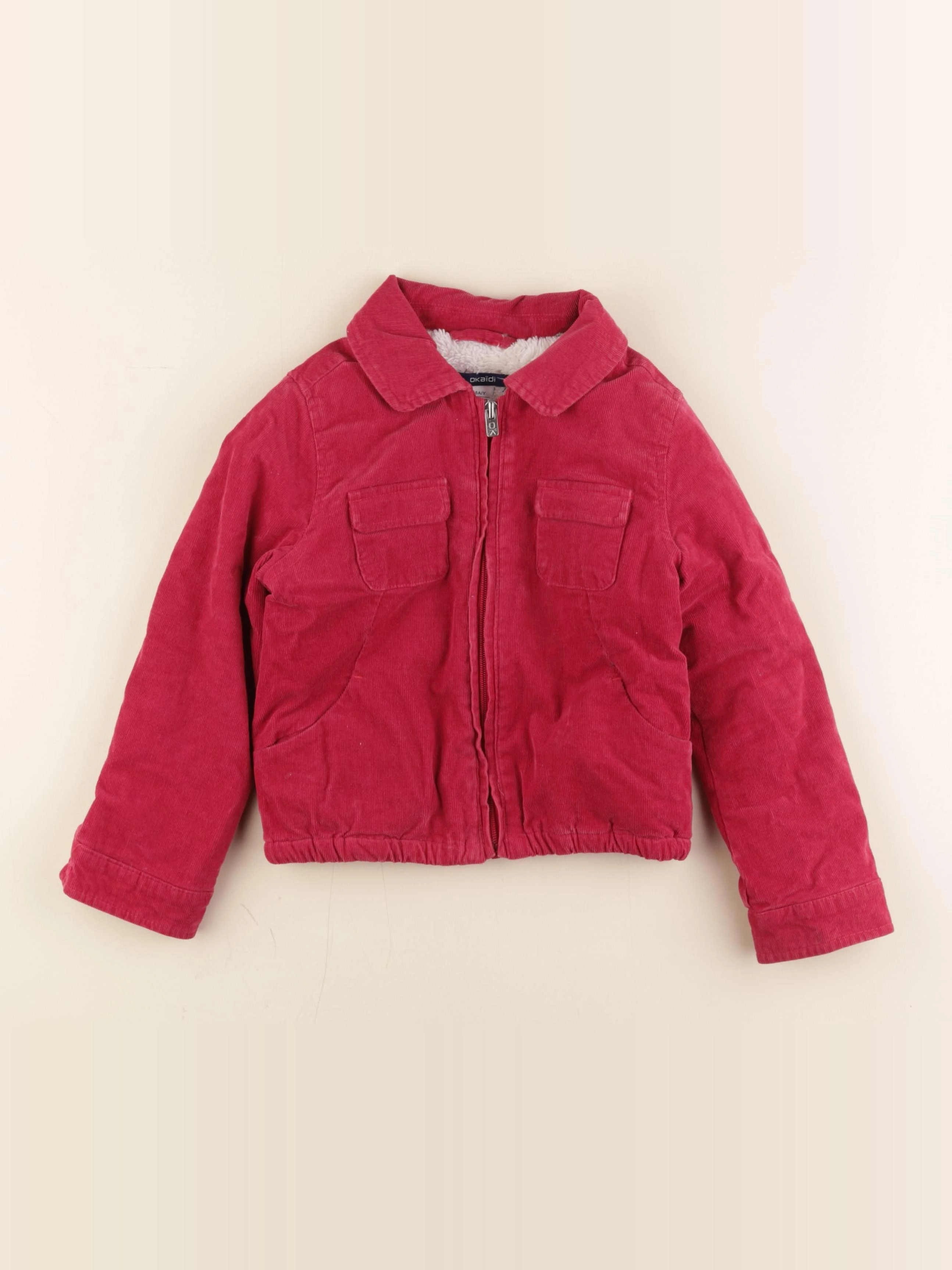 Okaidi - veste doublé rose - 5 ans