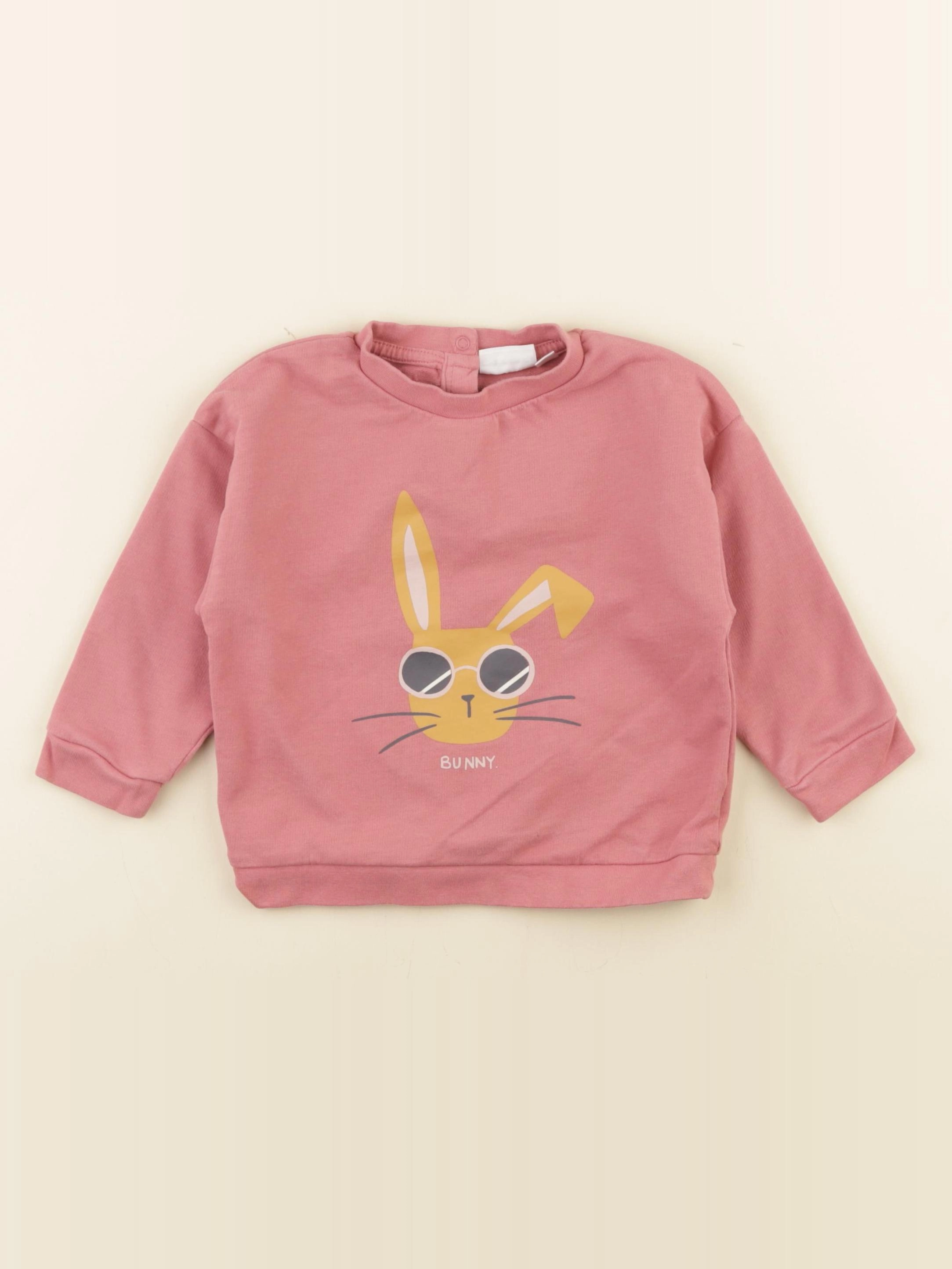 Vertbaudet - sweat rose - 2 ans
