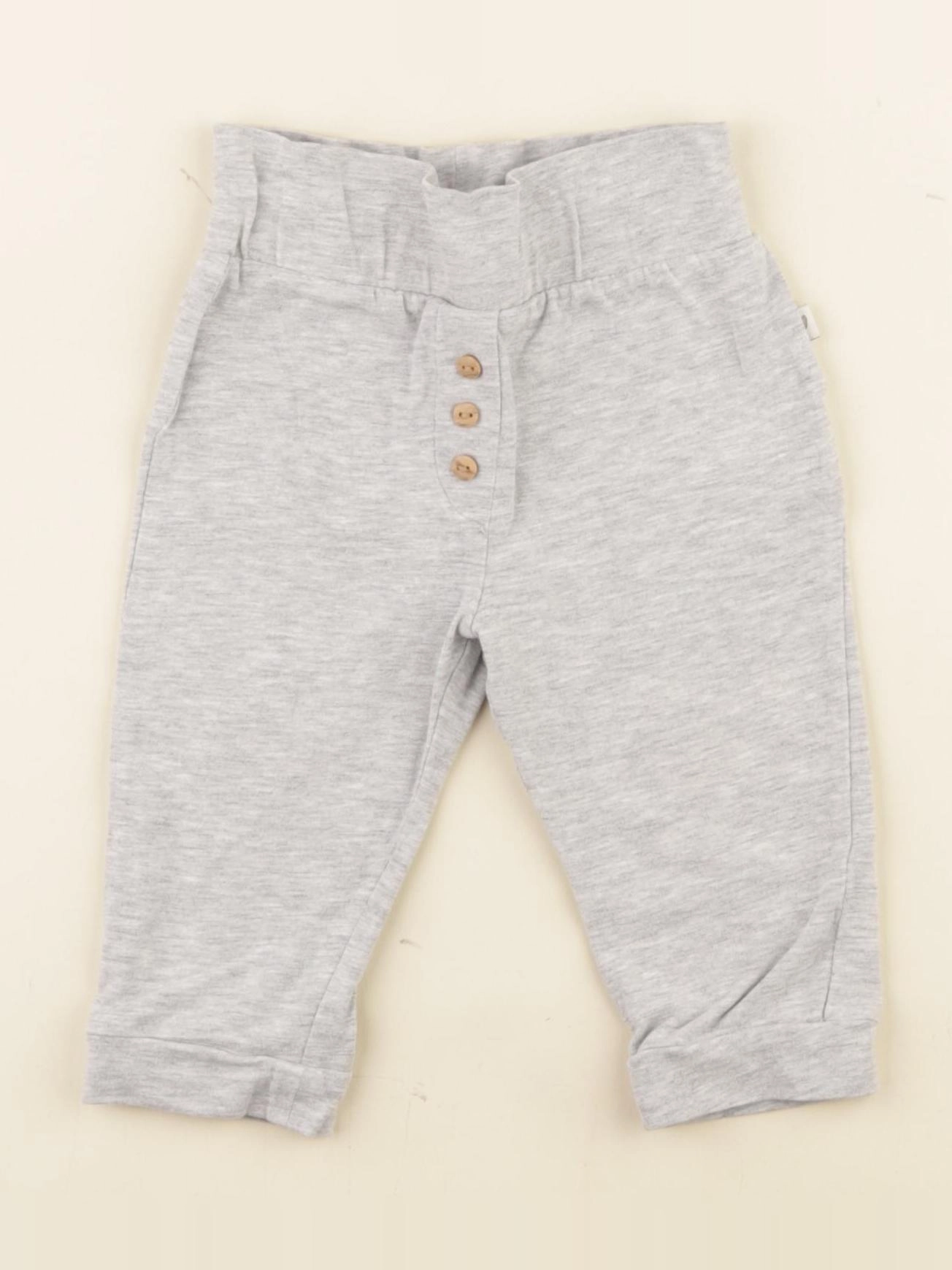 Vertbaudet - legging gris - 12 mois