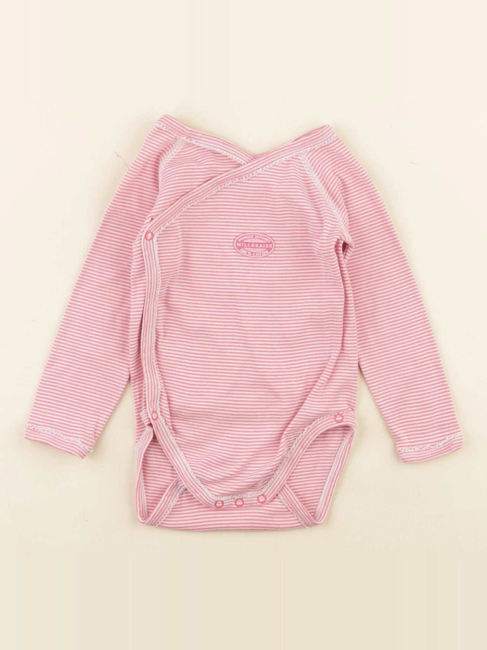 Petit Bateau - body rouge - 12 mois