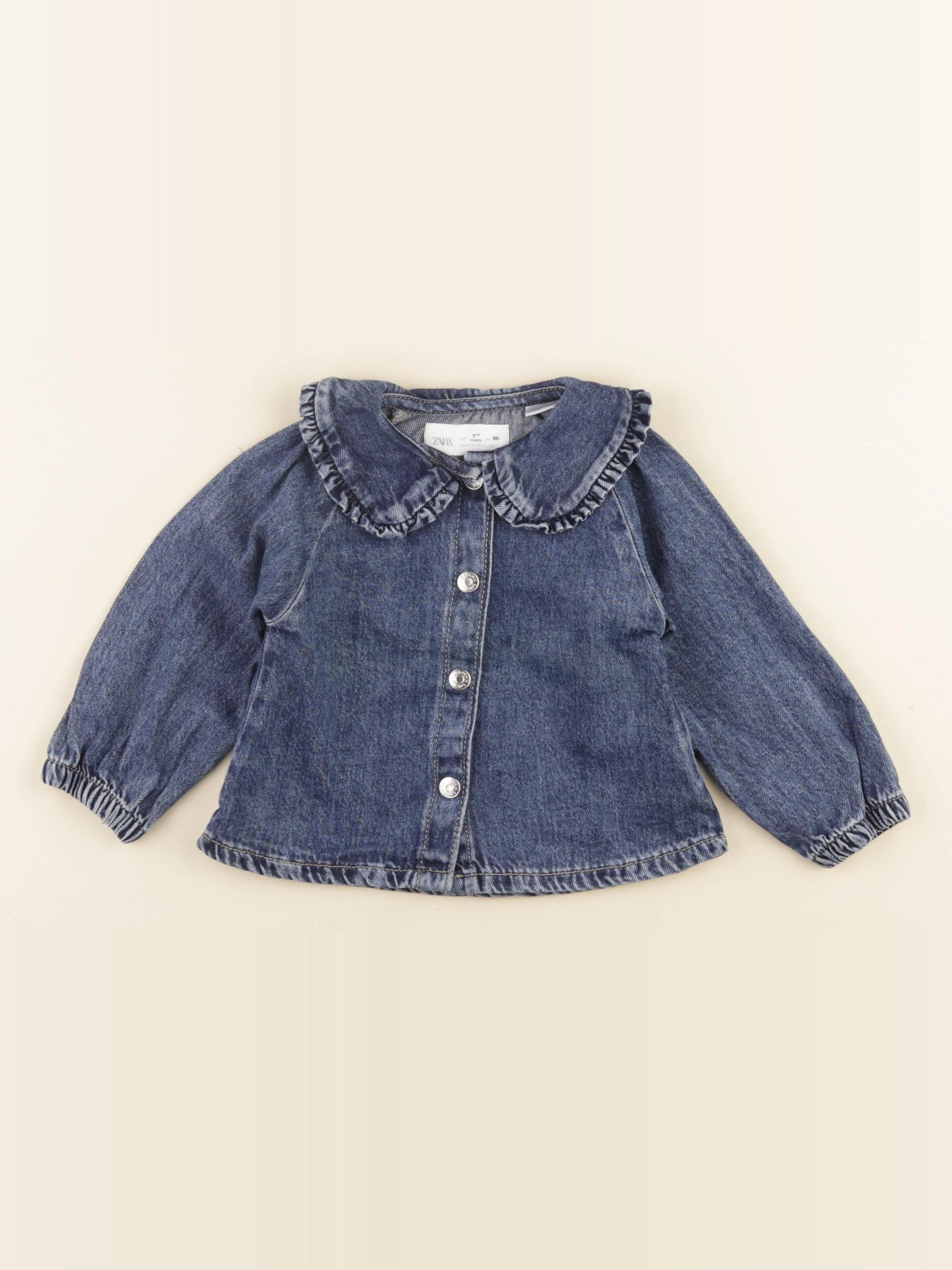 Zara - chemise bleu - 1 an à 2 ans