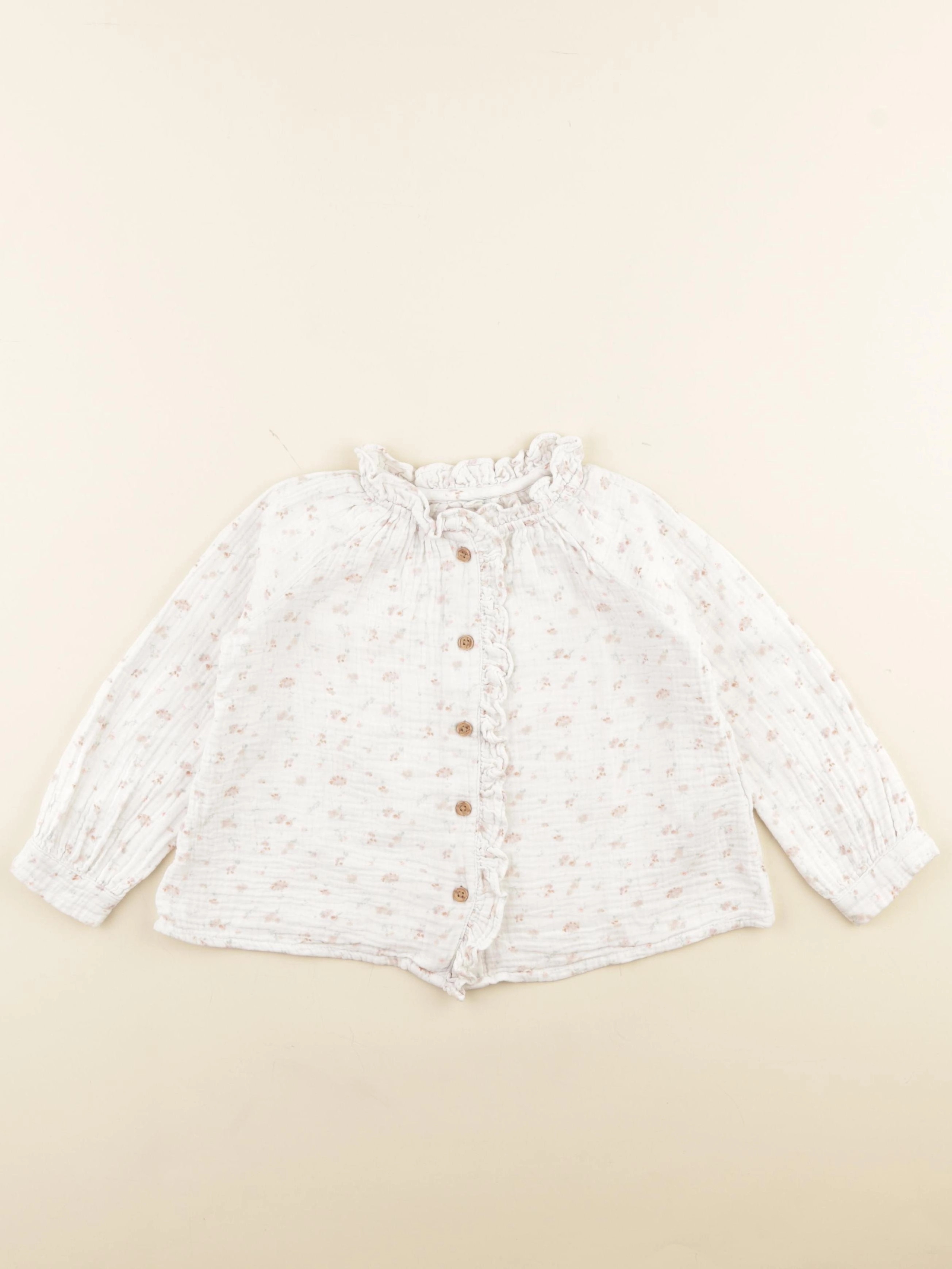 Vertbaudet - blouse blanc - 3 ans
