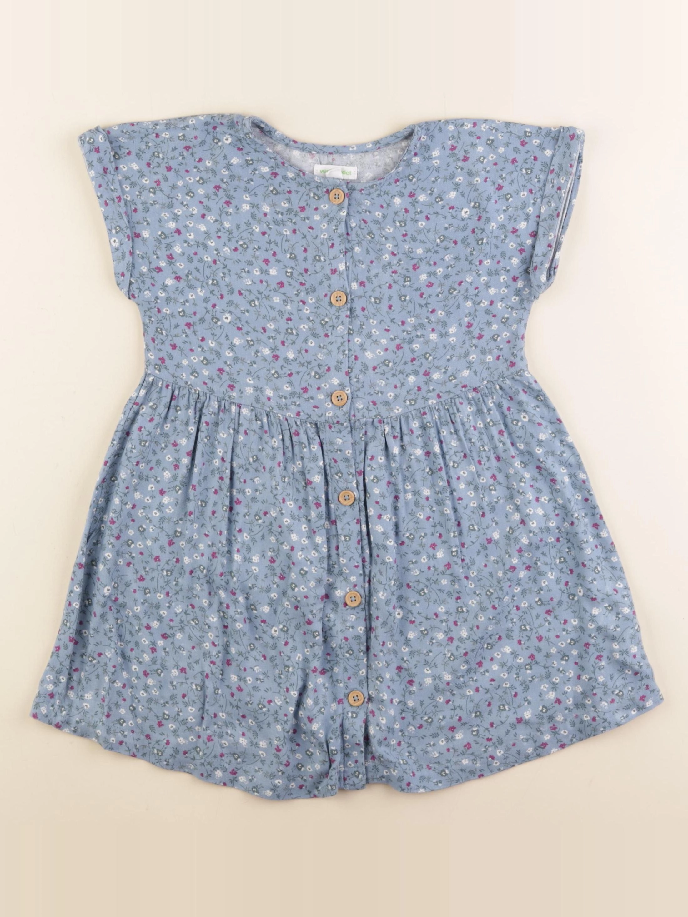 Vertbaudet - robe bleu - 4 ans