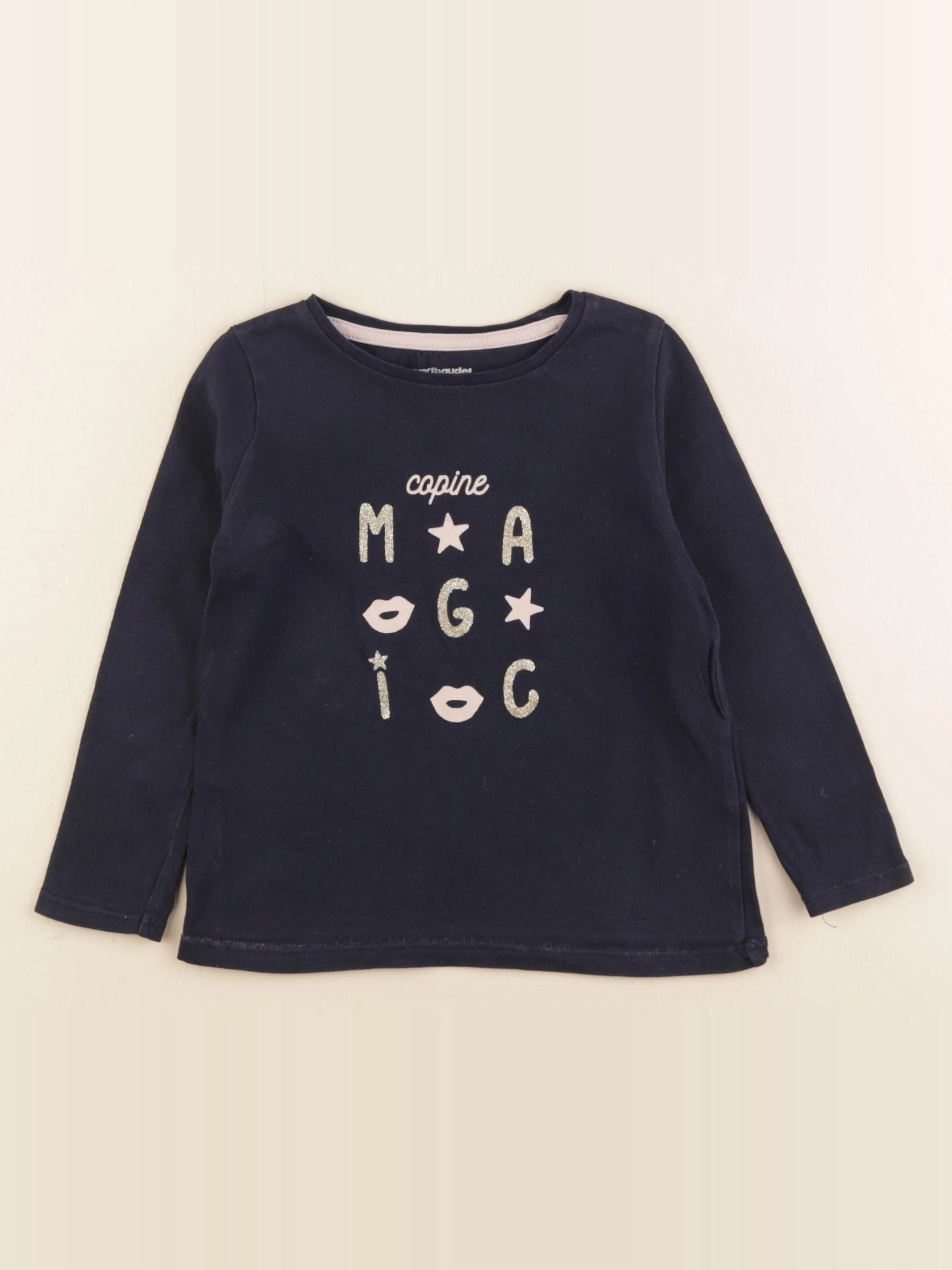 Vertbaudet - tee-shirt bleu - 3 ans
