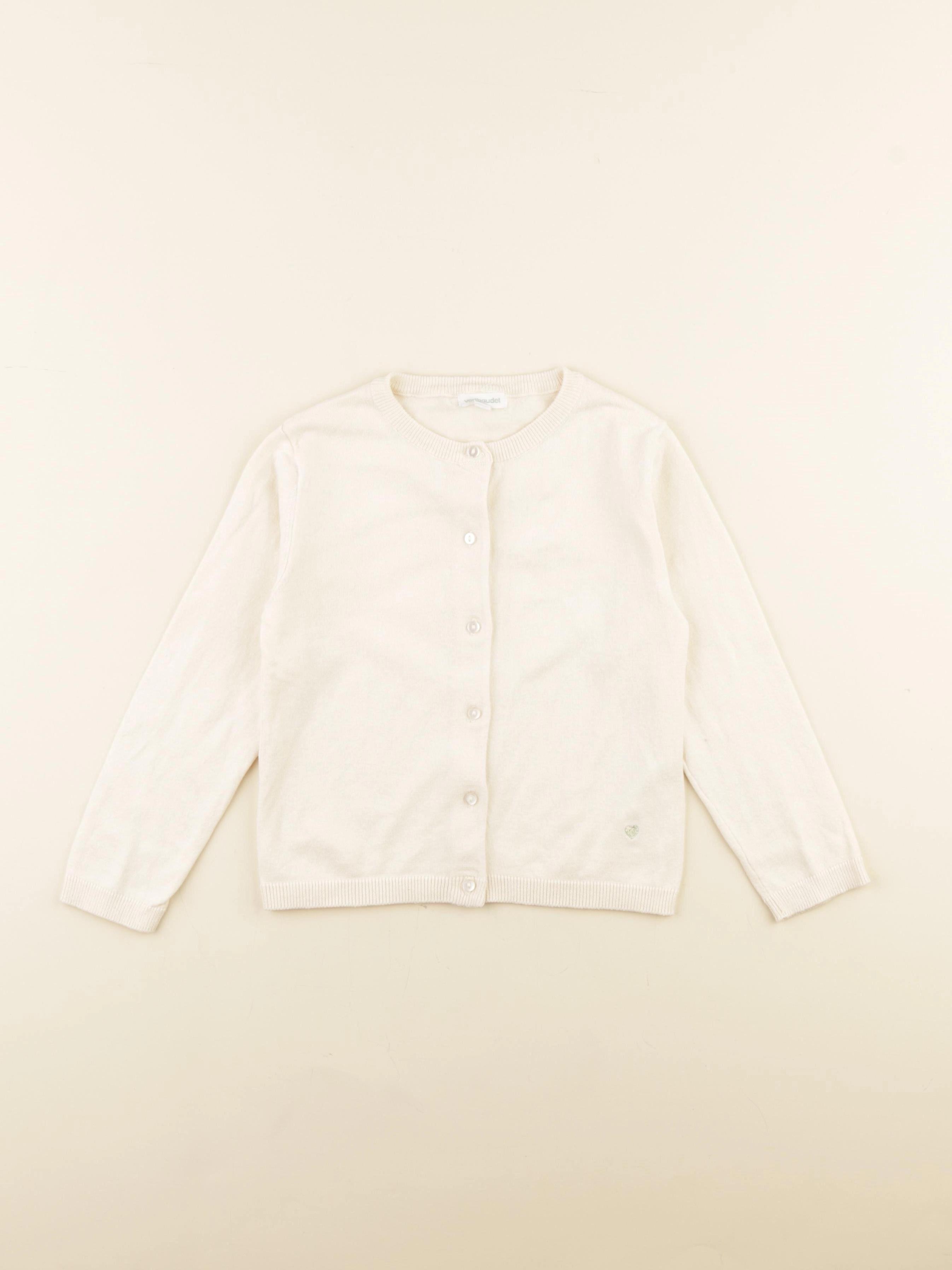 Vertbaudet - gilet beige - 5 ans