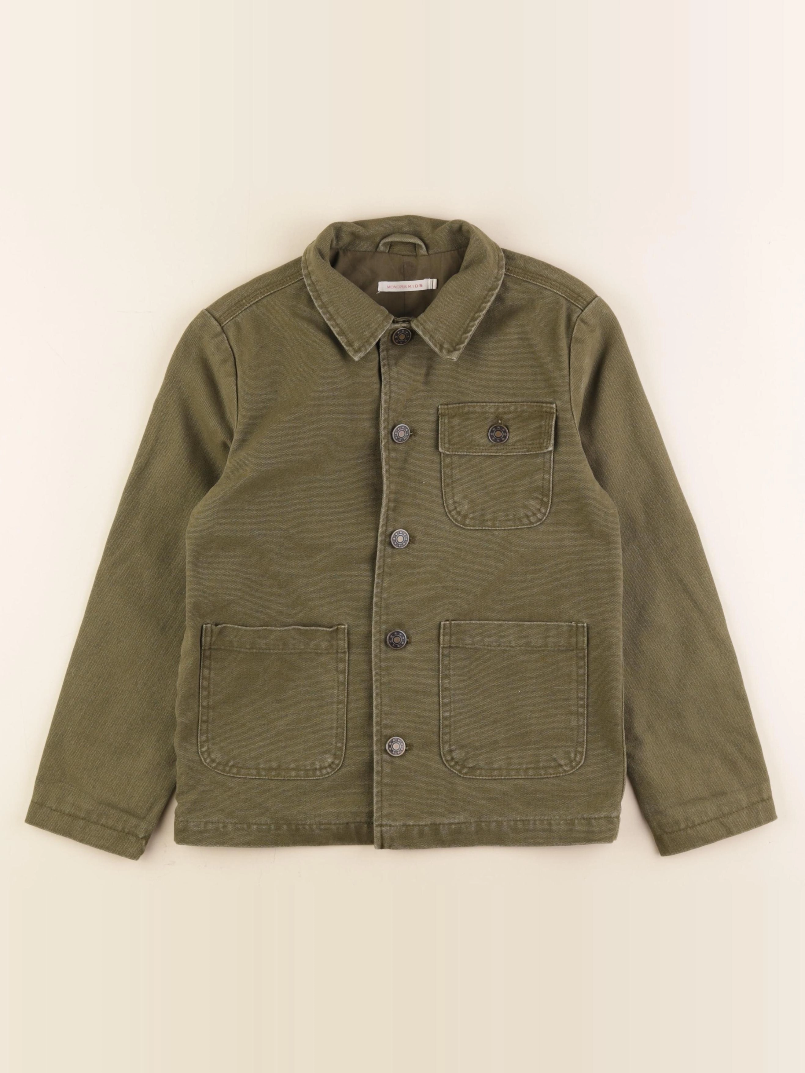 Monoprix - veste vert - 6 ans