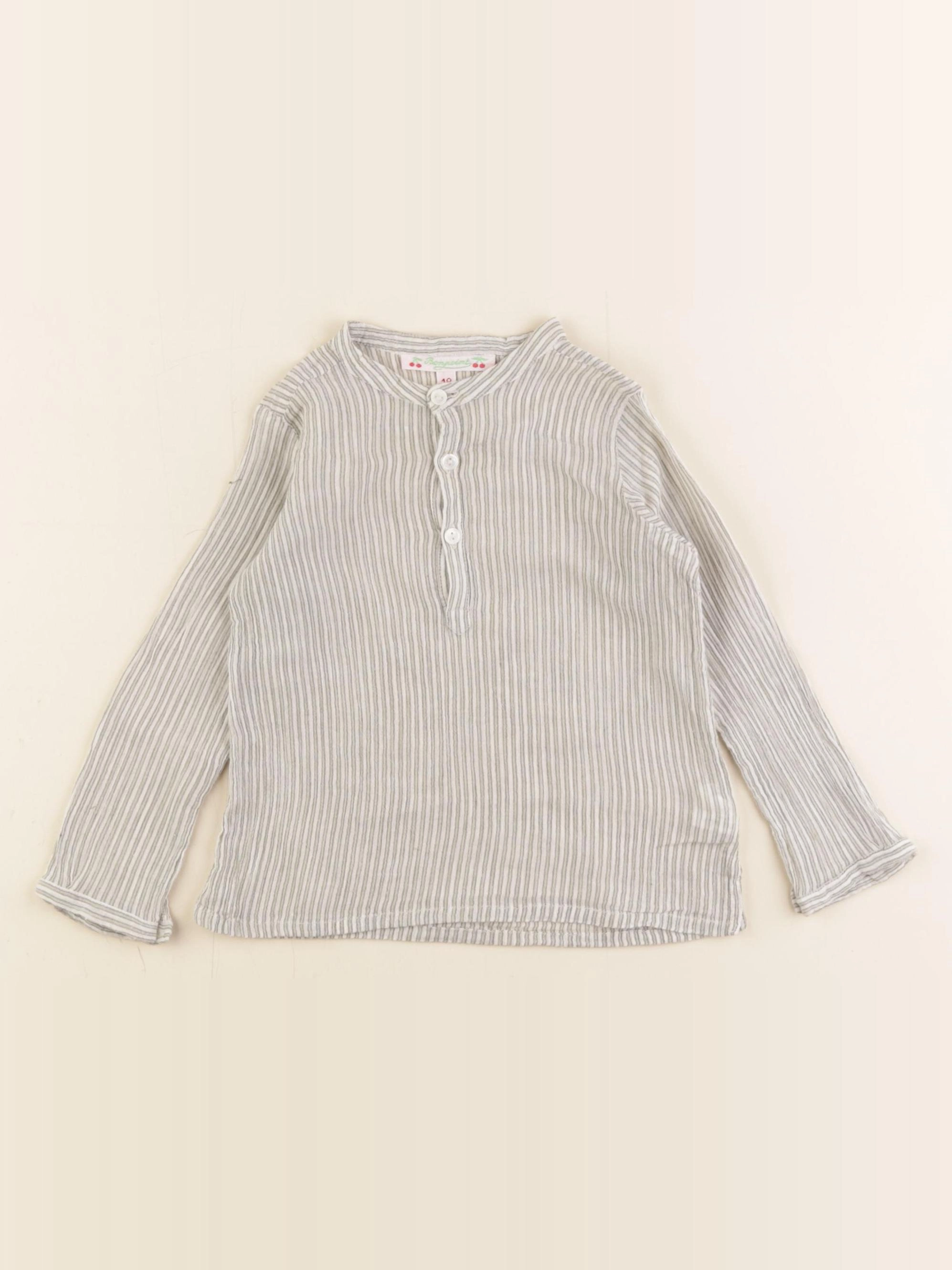 Bonpoint - blouse vert - 18 mois