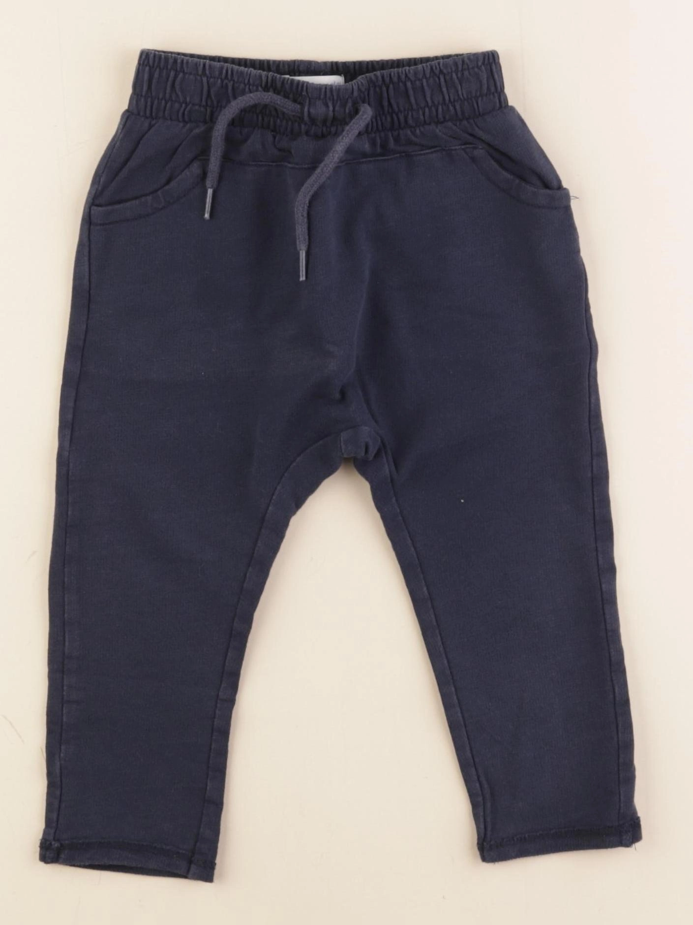 Vertbaudet - pantalon bleu - 9 mois