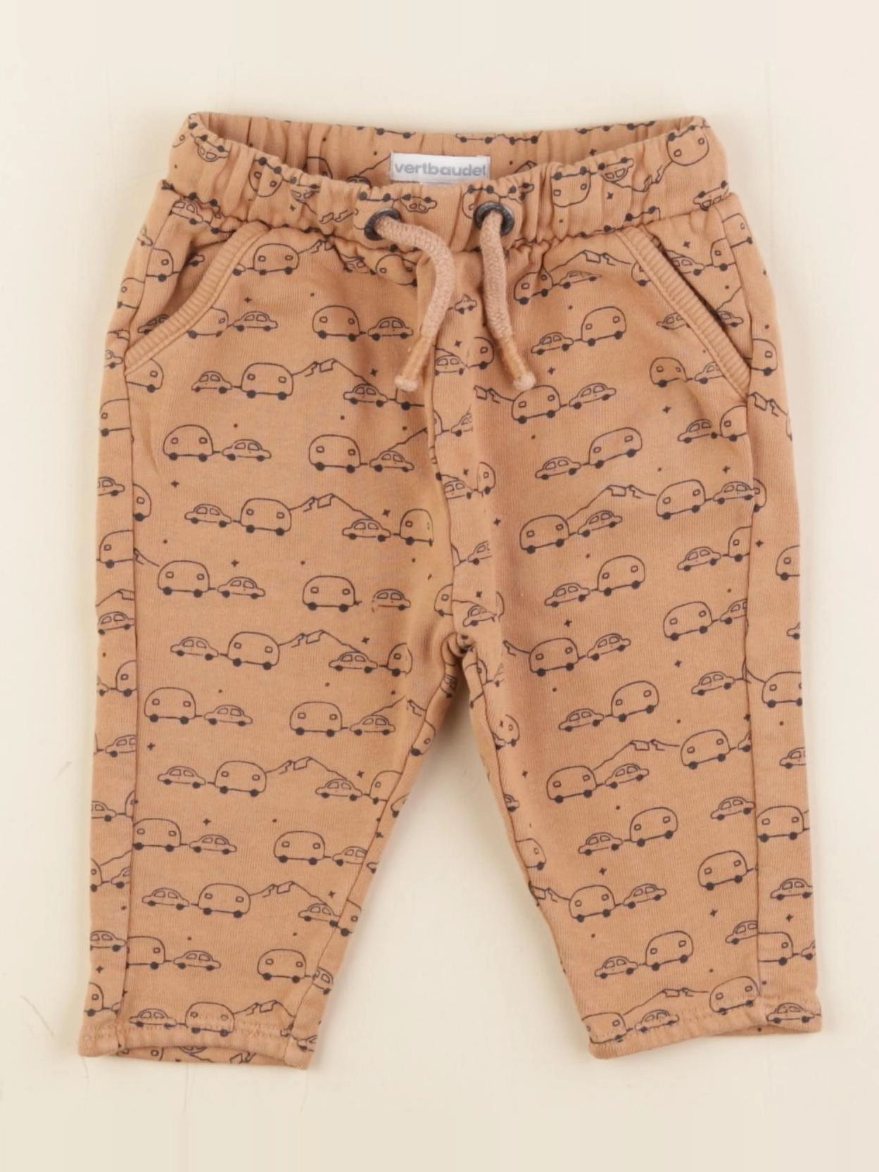 Vertbaudet - jogging marron - 9 mois