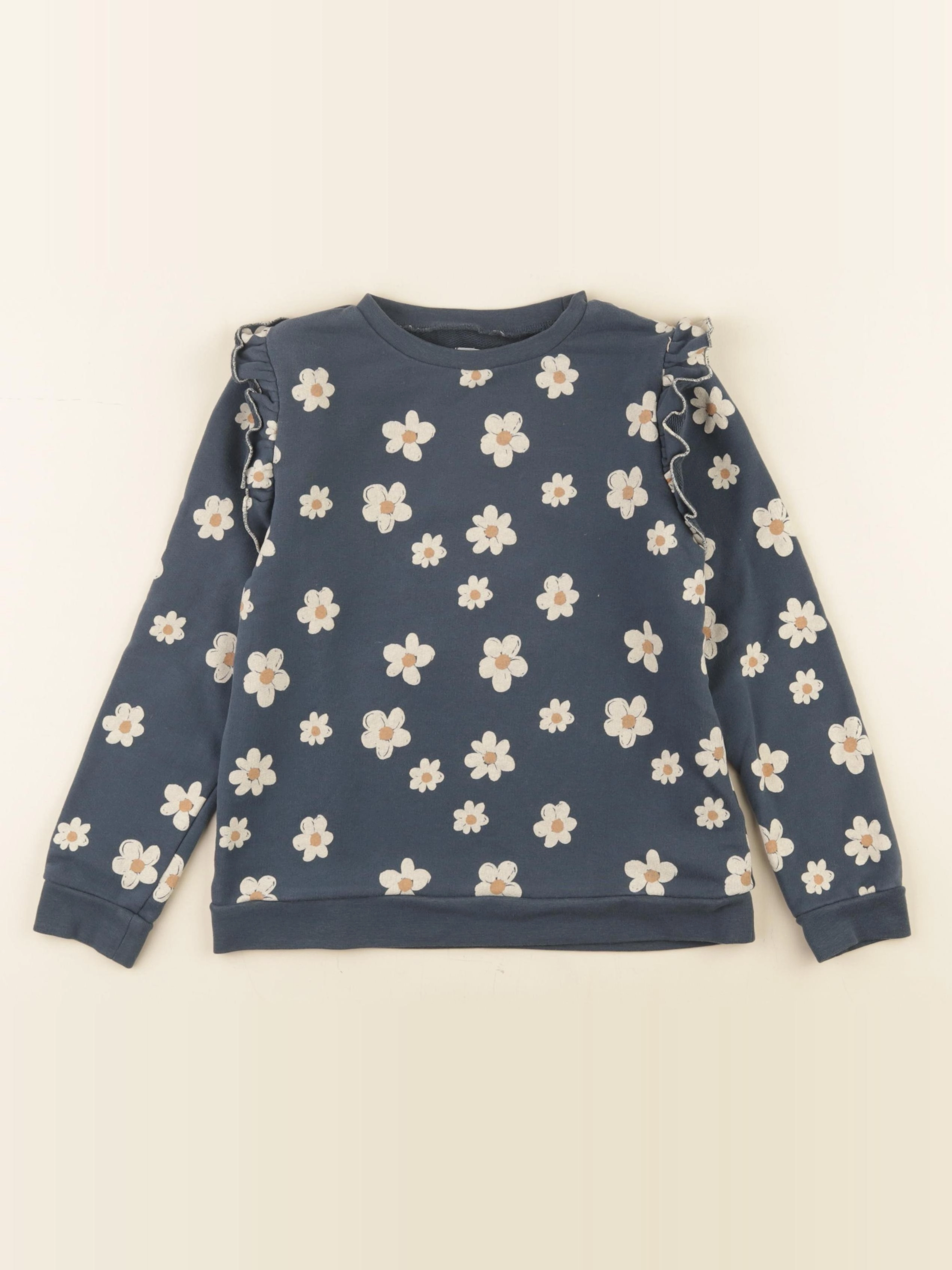 Vertbaudet - sweat bleu - 8 ans