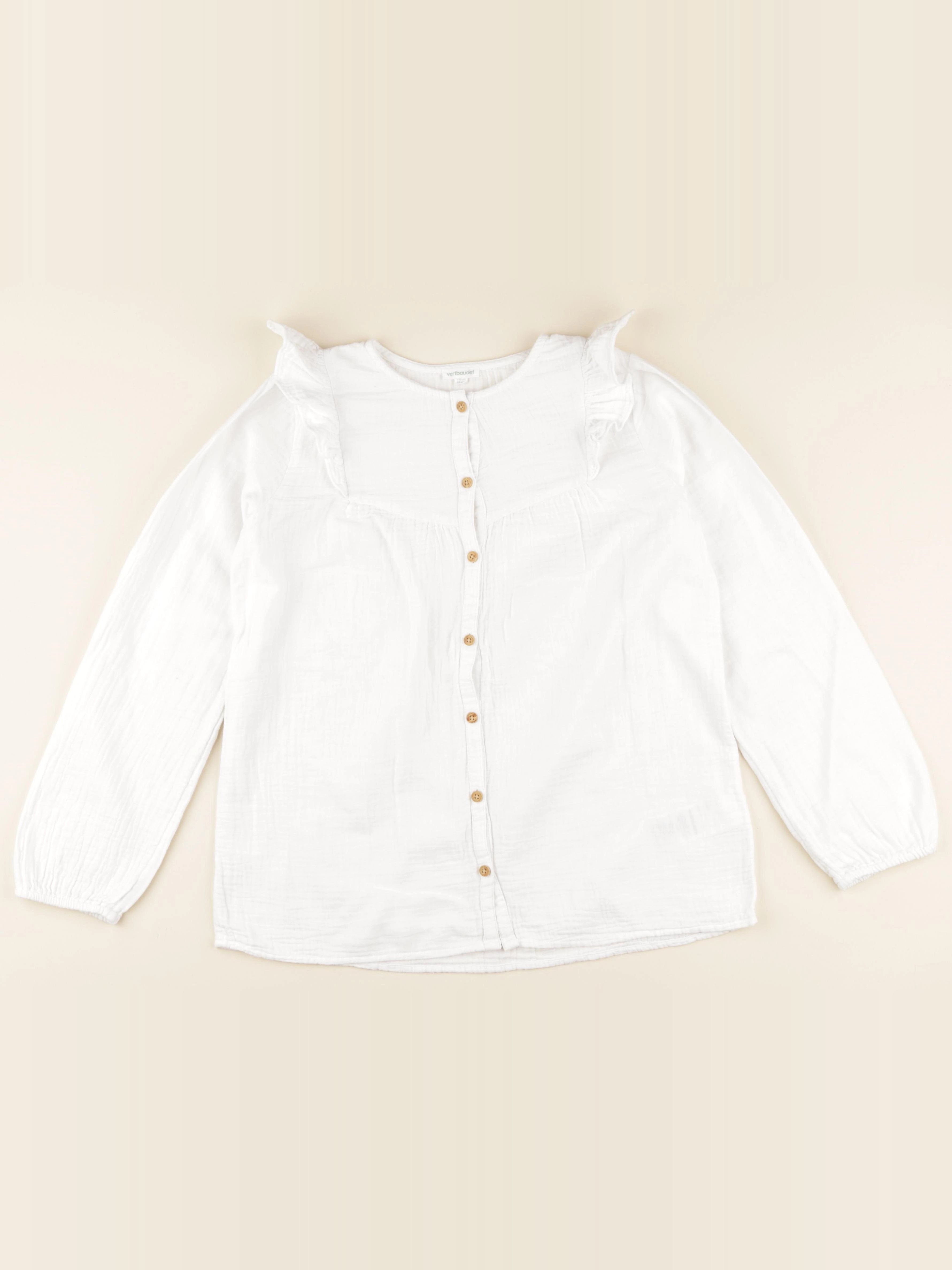 Vertbaudet - blouse blanc - 12 ans