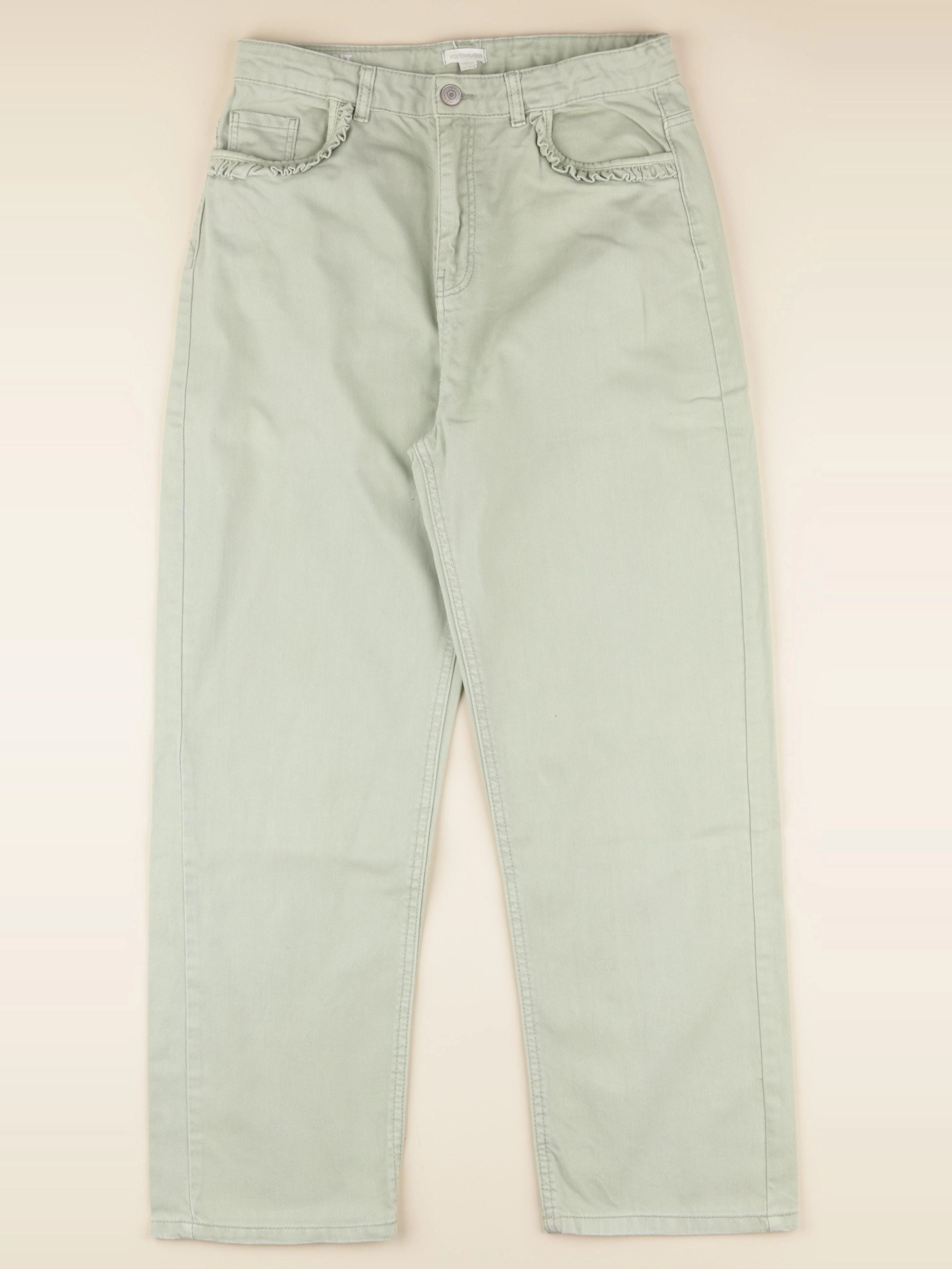 Vertbaudet - jean vert - 14 ans