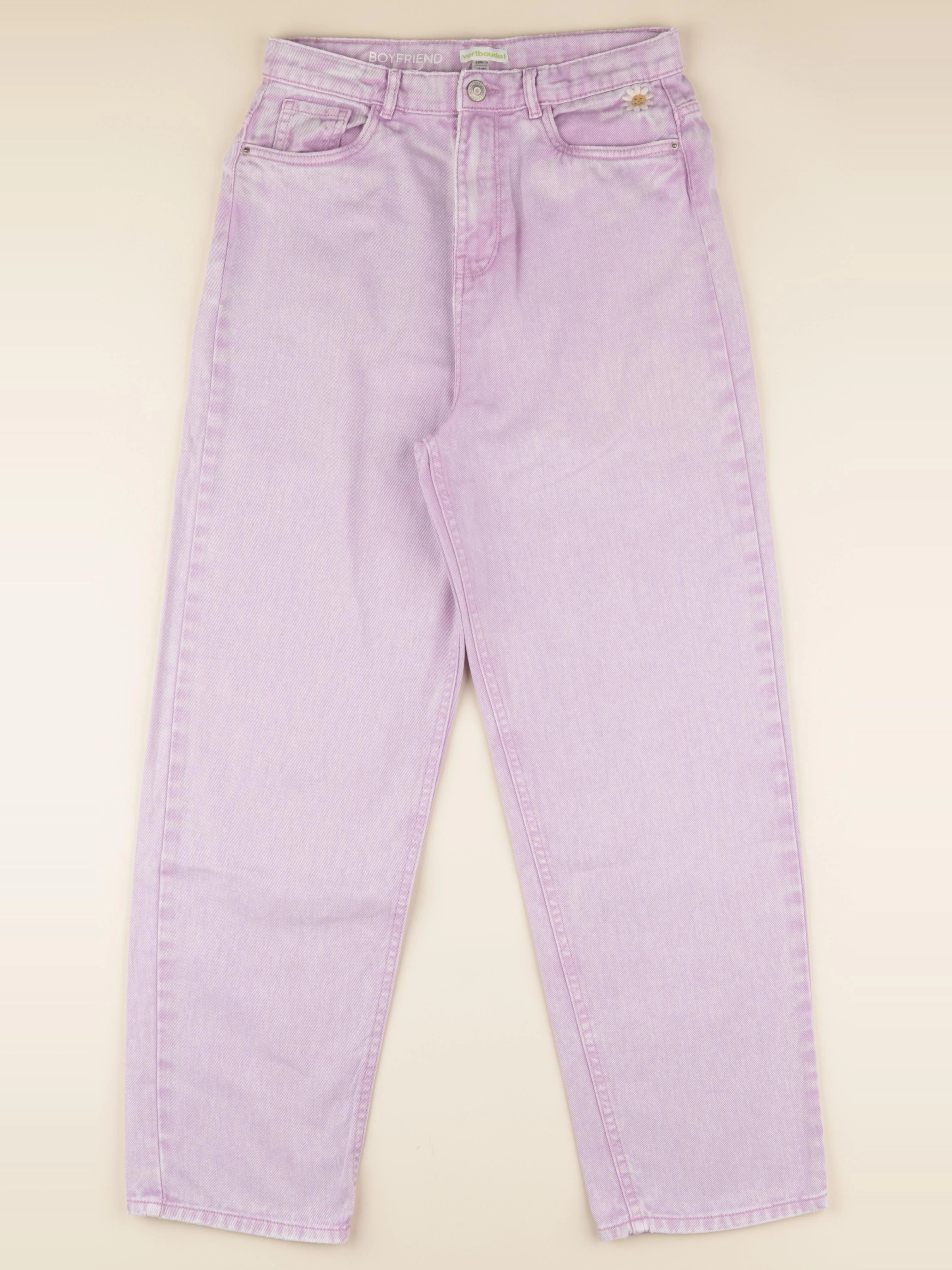 Vertbaudet - jean violet - 14 ans