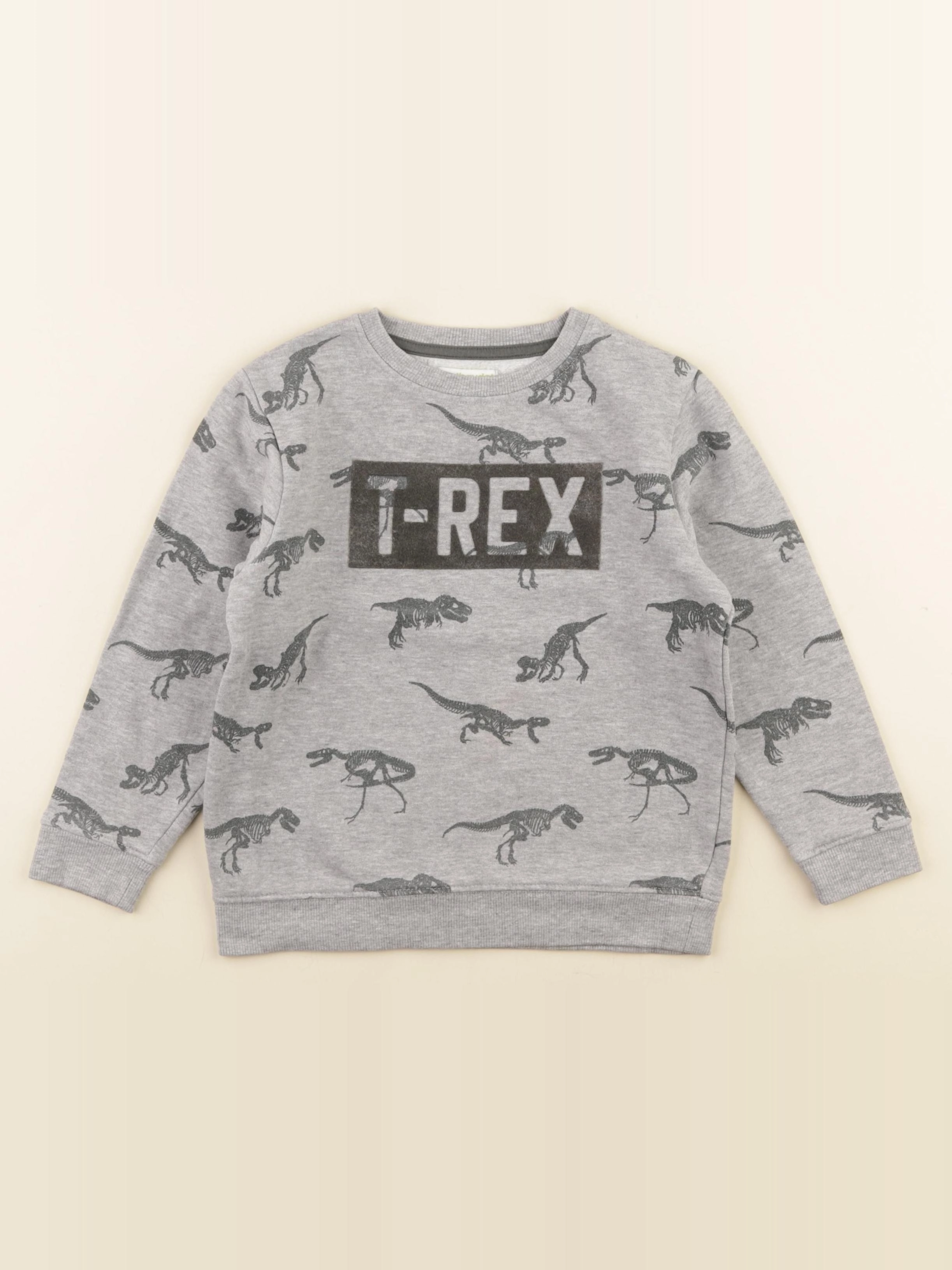 Vertbaudet - sweat gris - 6 ans