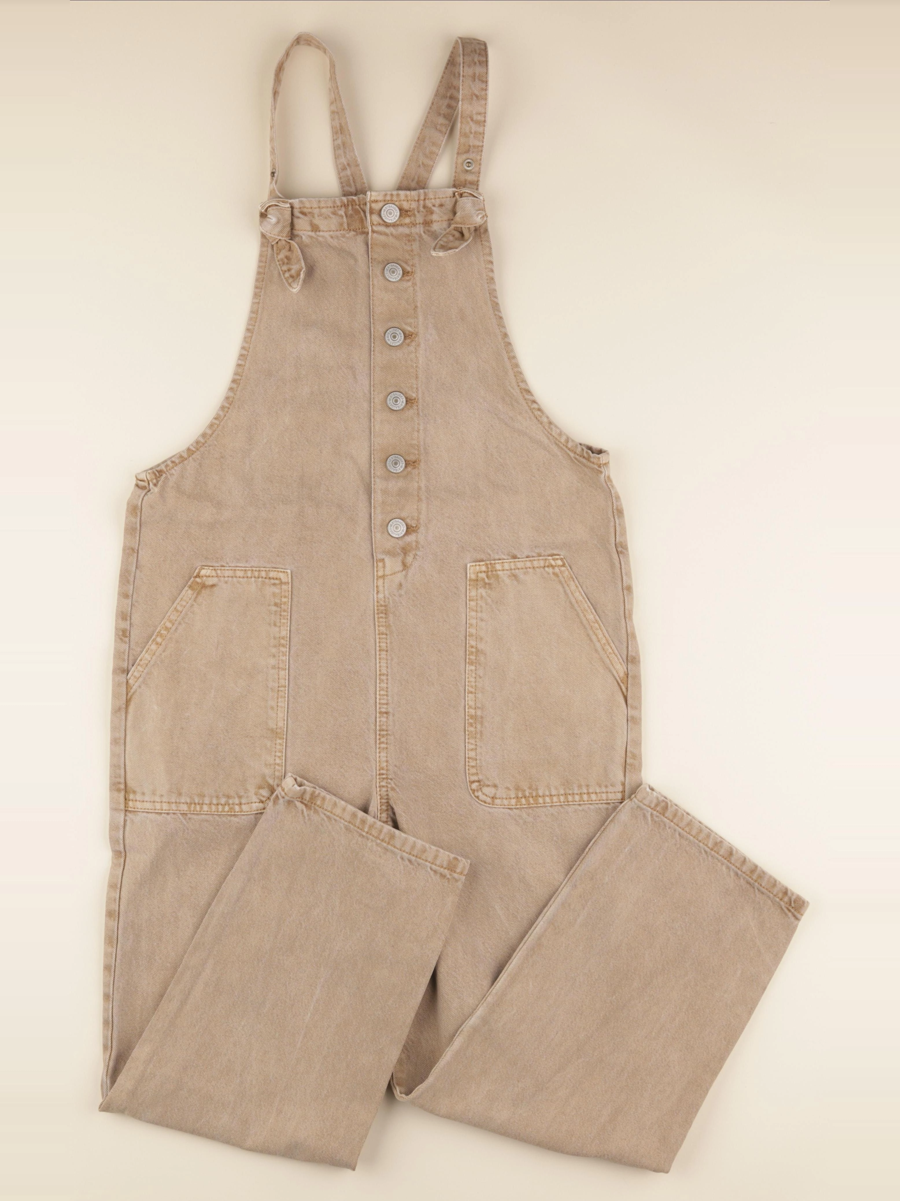 Vertbaudet - salopette marron - 12 ans