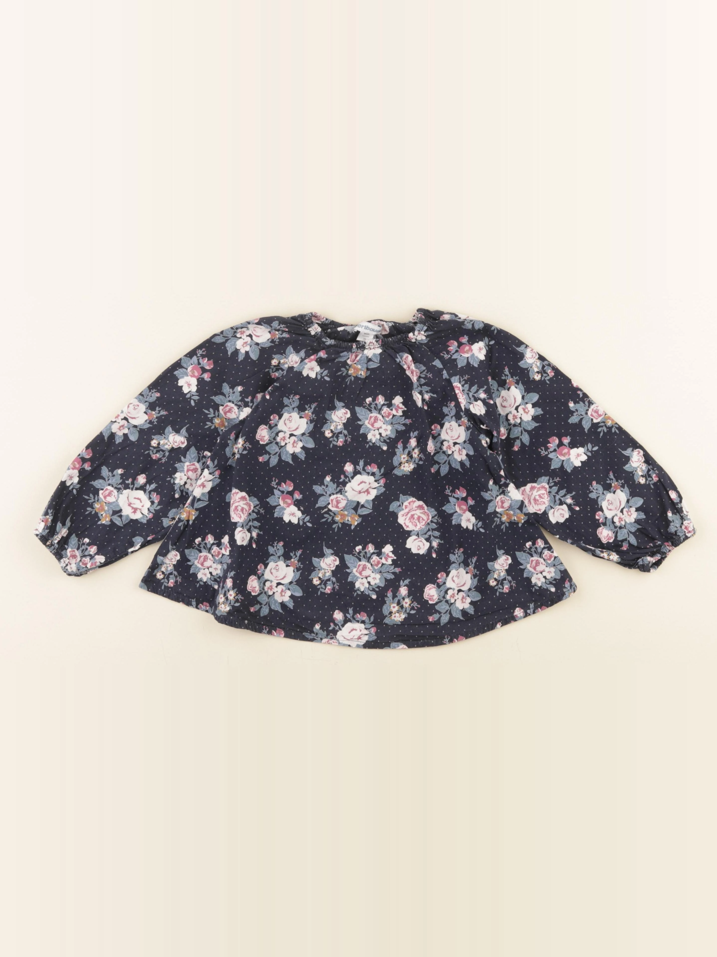 Vertbaudet - blouse bleu - 3 ans