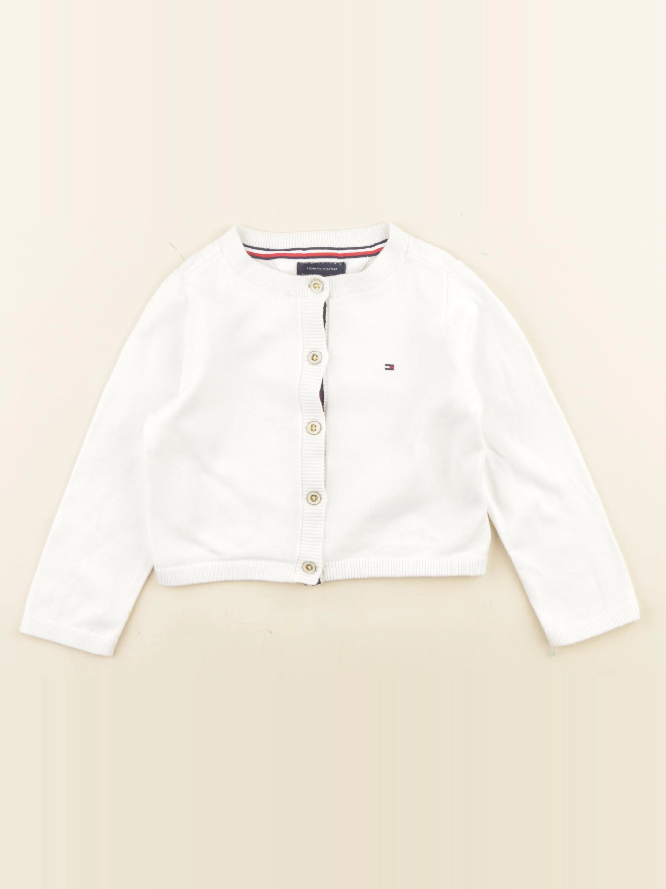 Tommy Hilfiger - gilet blanc - 24 mois