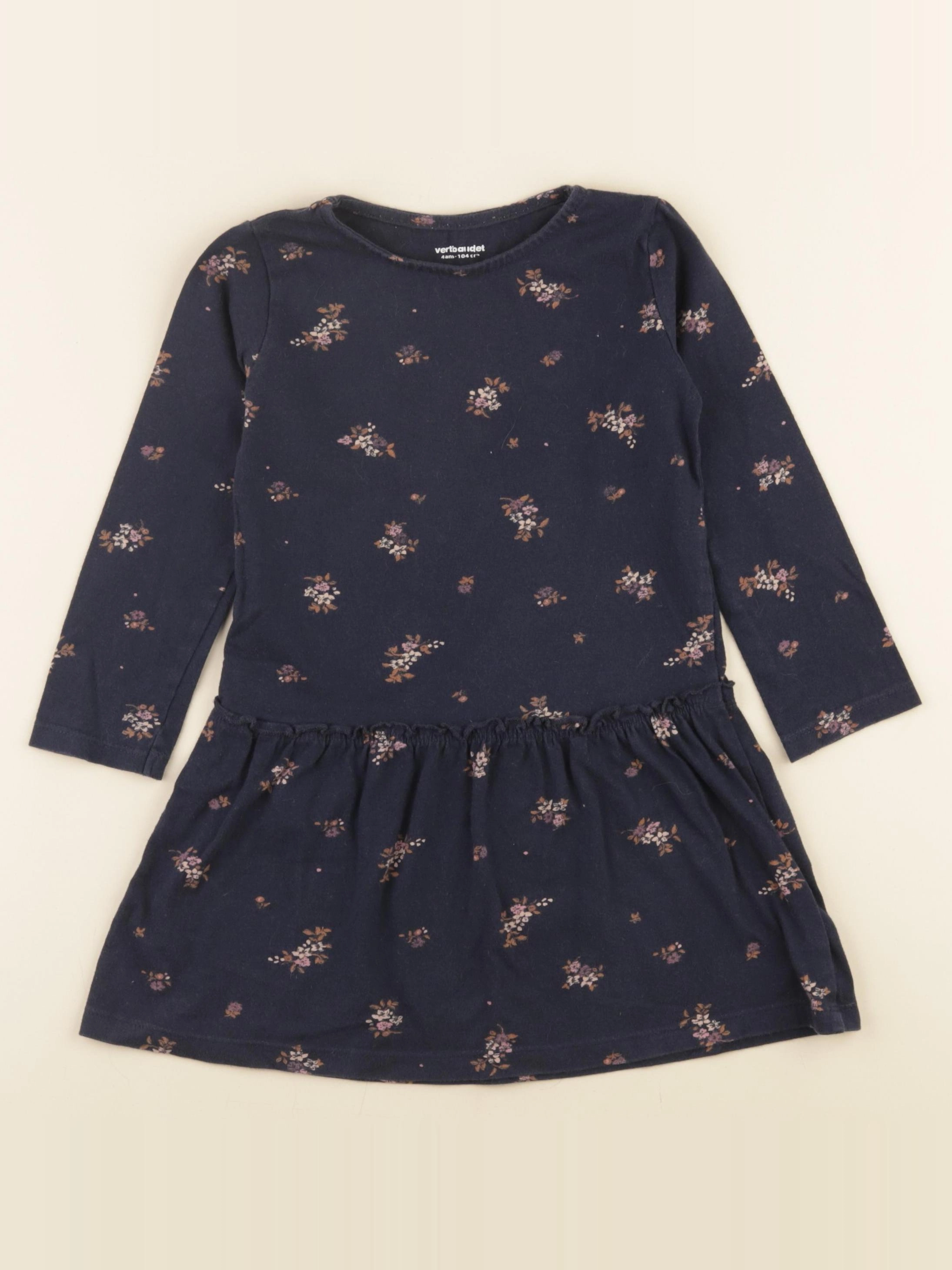 Vertbaudet - robe bleu - 4 ans