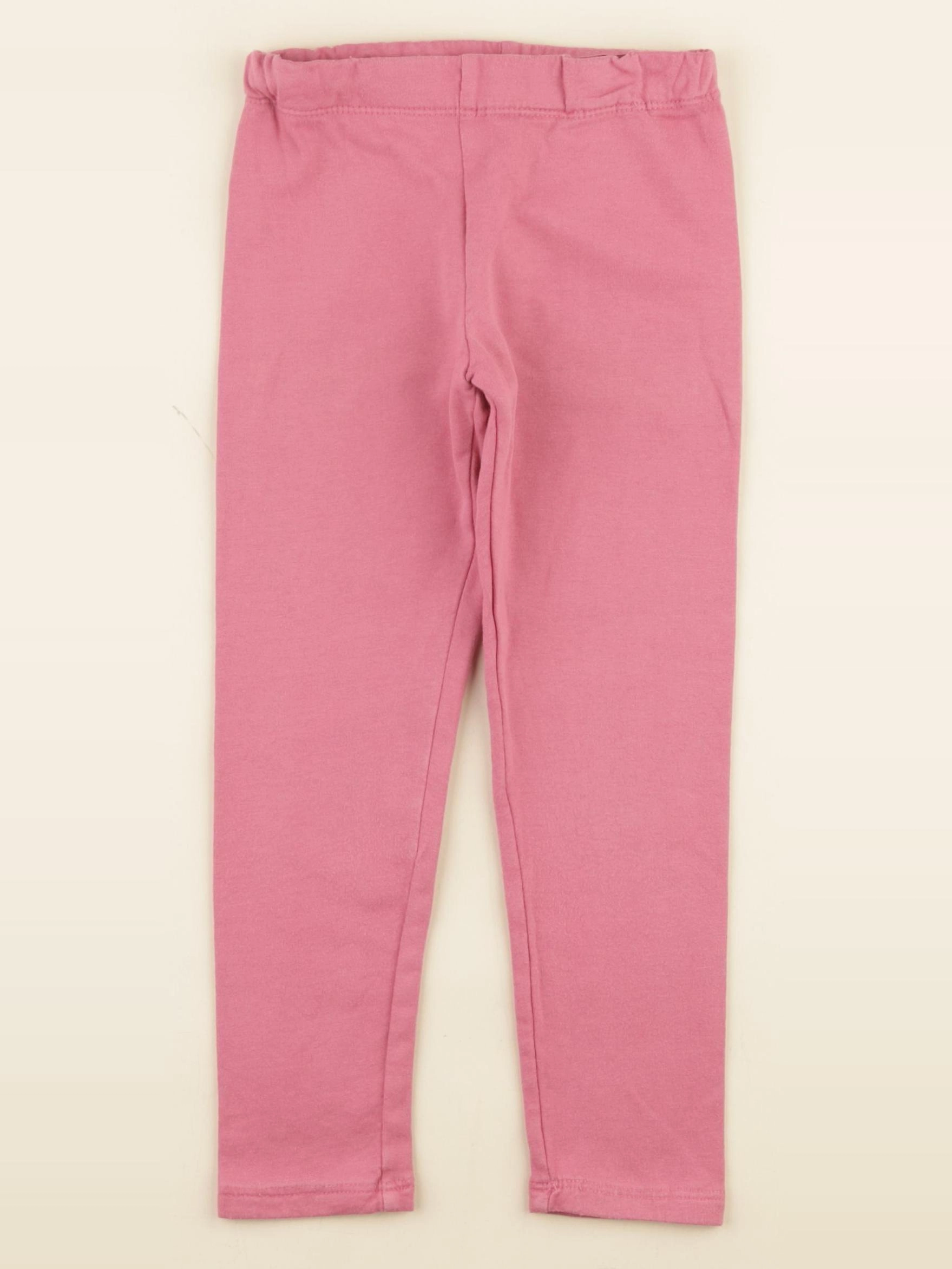 H&M - legging rose - 3/4 ans
