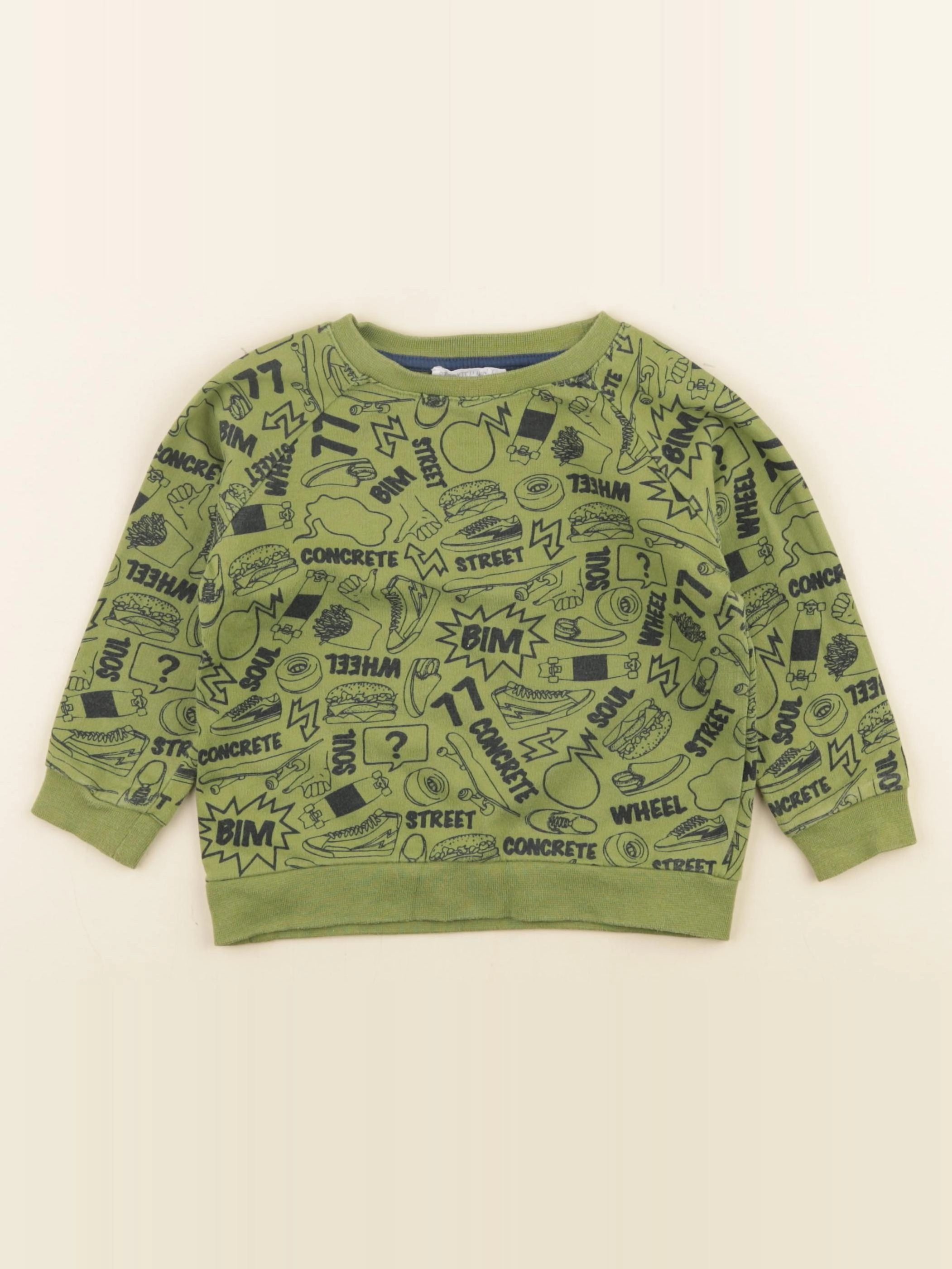 Storytelling - sweat vert - 3 ans