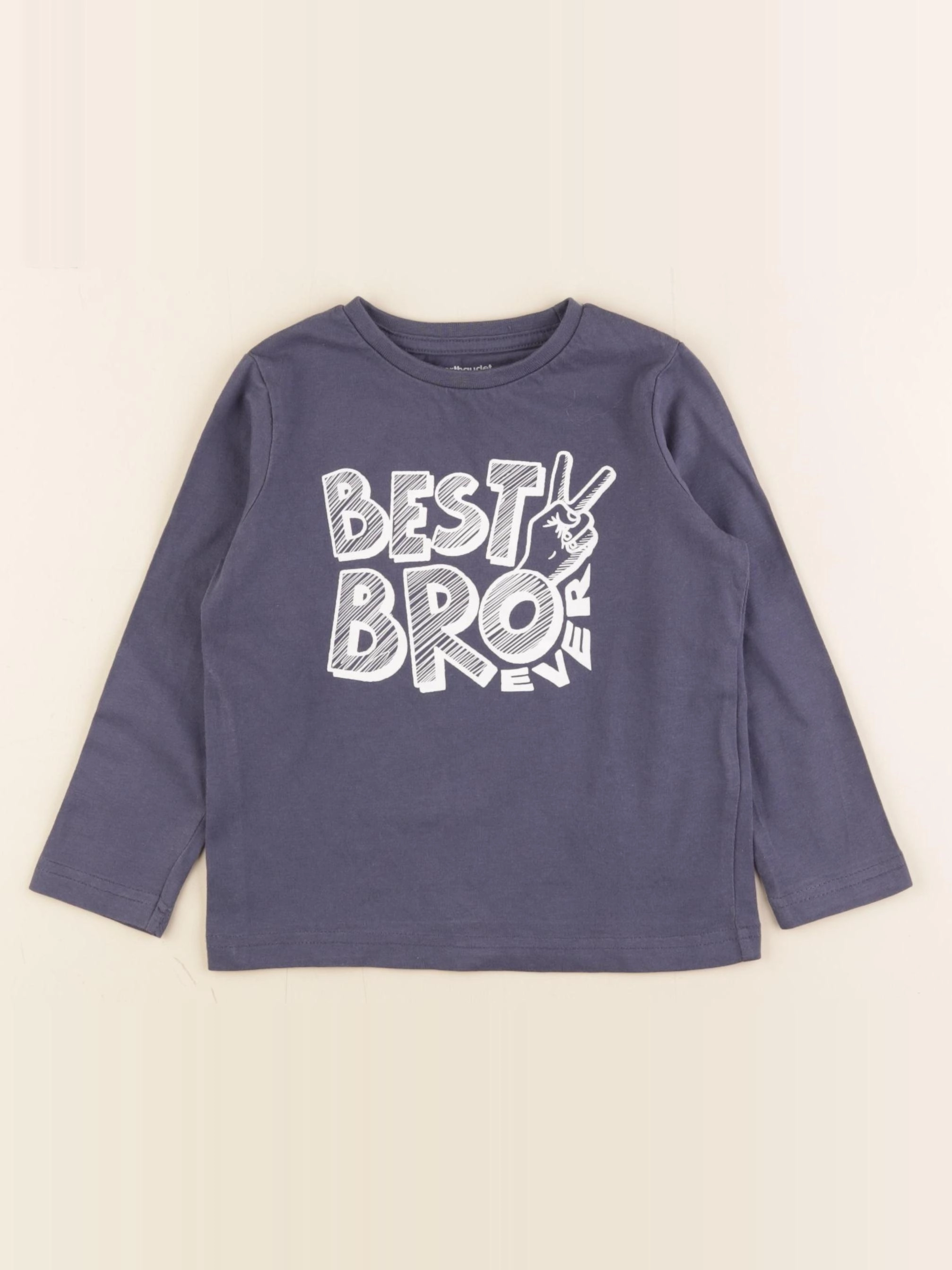 Vertbaudet - tee-shirt bleu - 3 ans