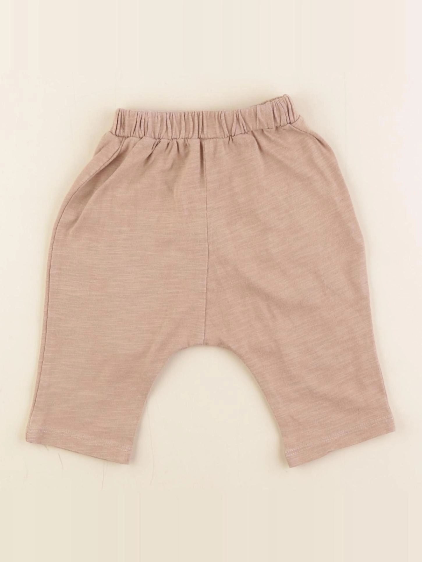 Vertbaudet - sarouel beige - 6 mois