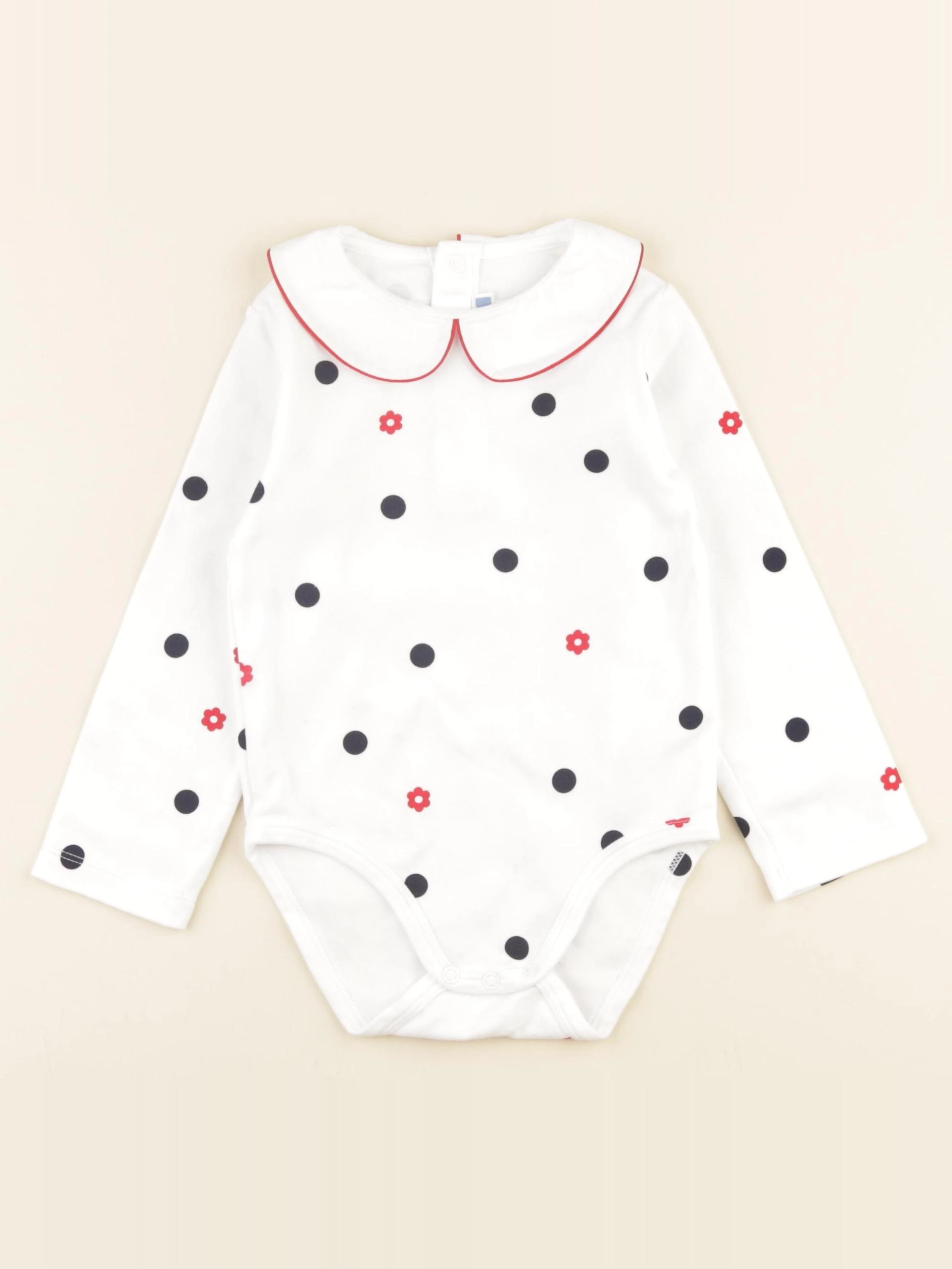 Jacadi - body à col blanc - 36 mois