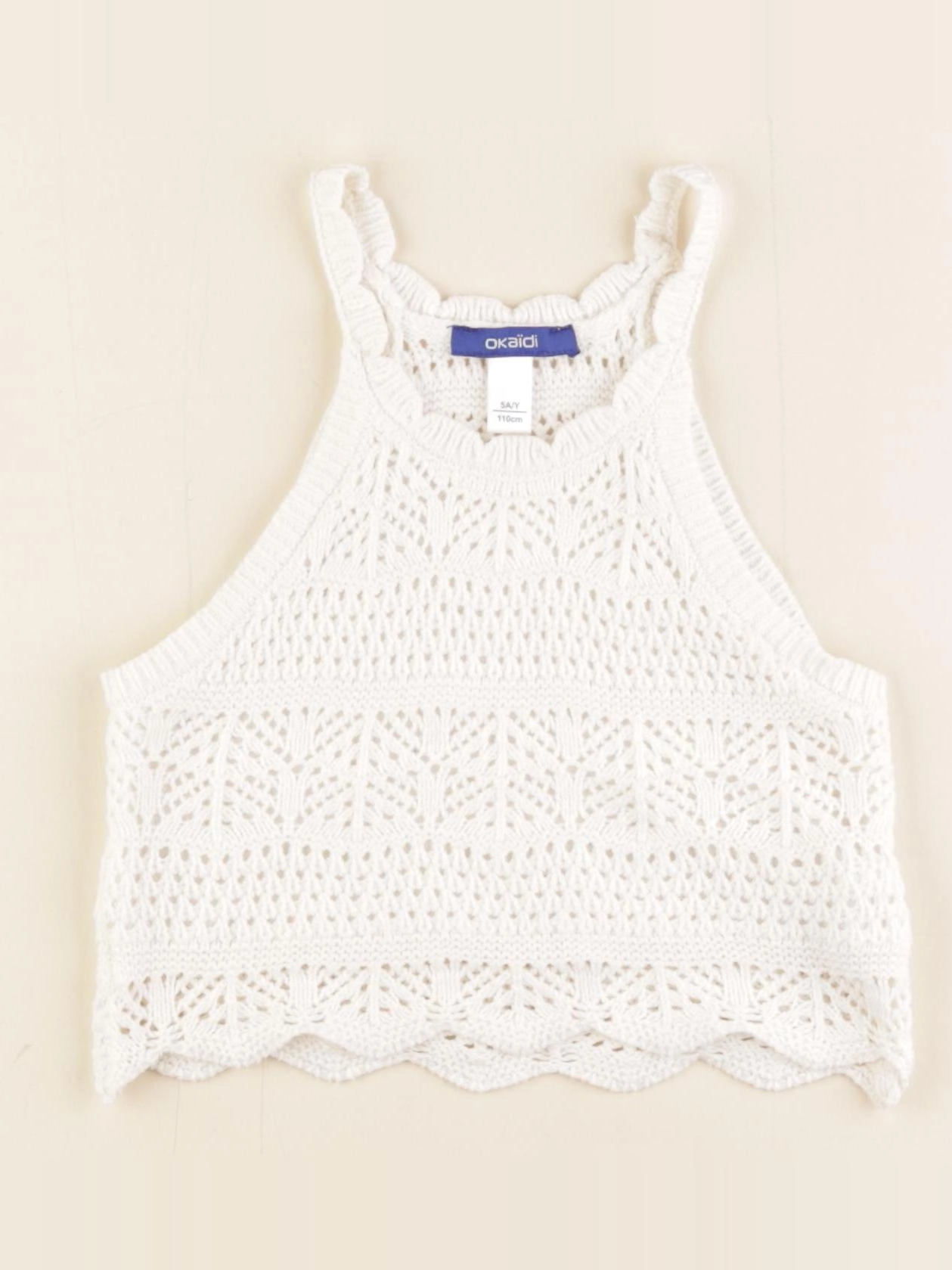 Okaidi - débardeur blanc - 5 ans