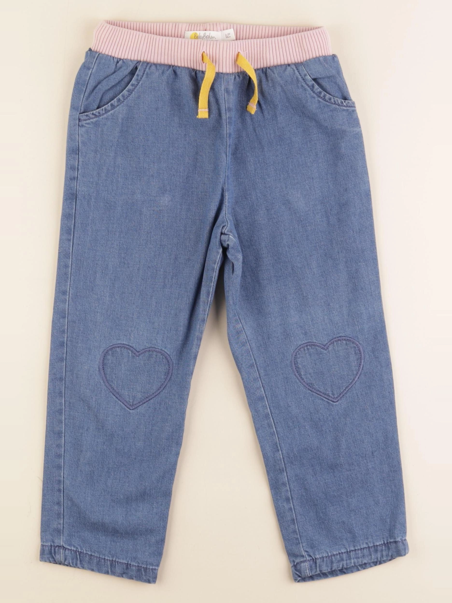 Baby Boden - pantalon bleu - 2/3 ans