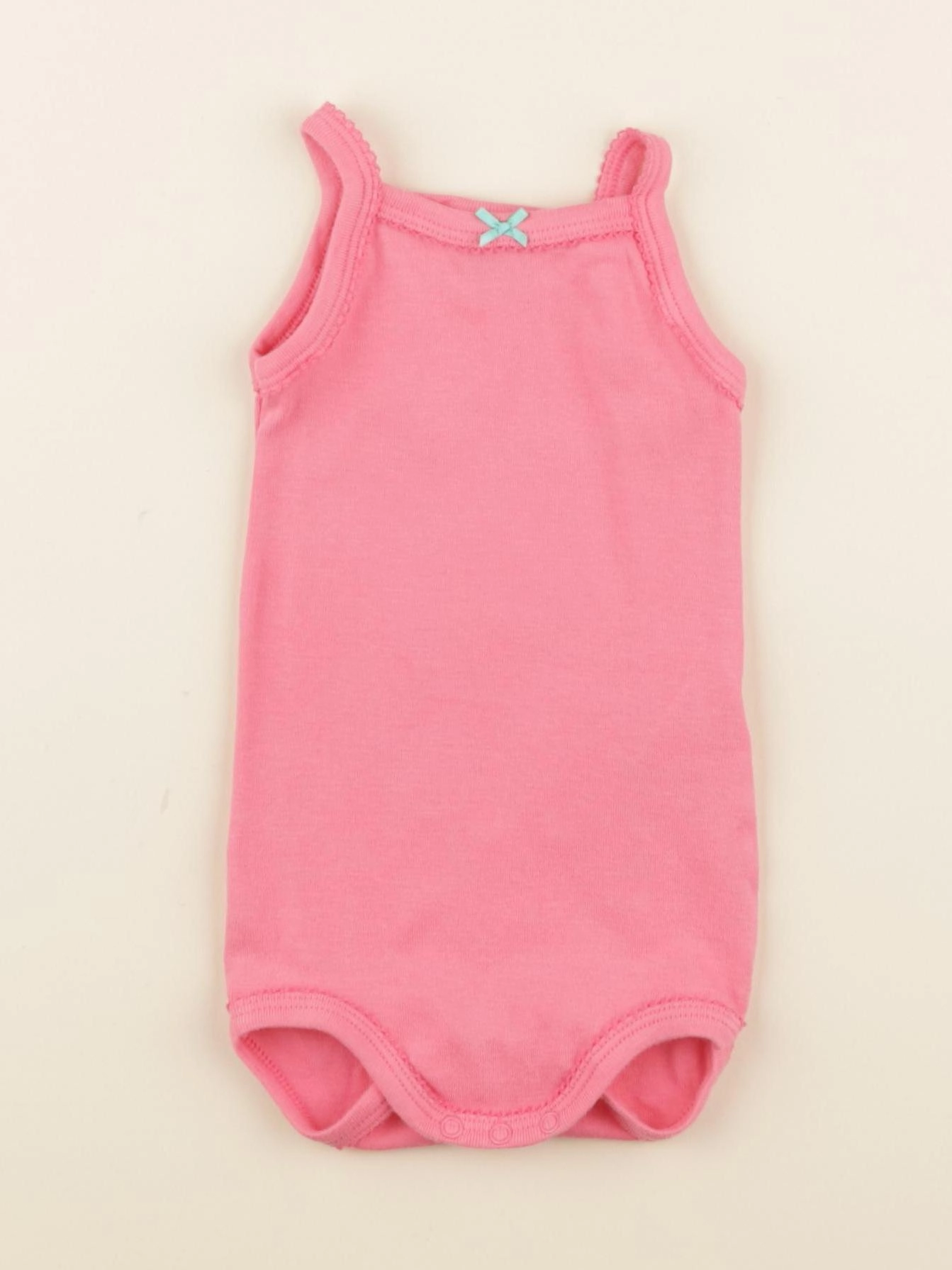 Petit Bateau - body rose - 6 mois