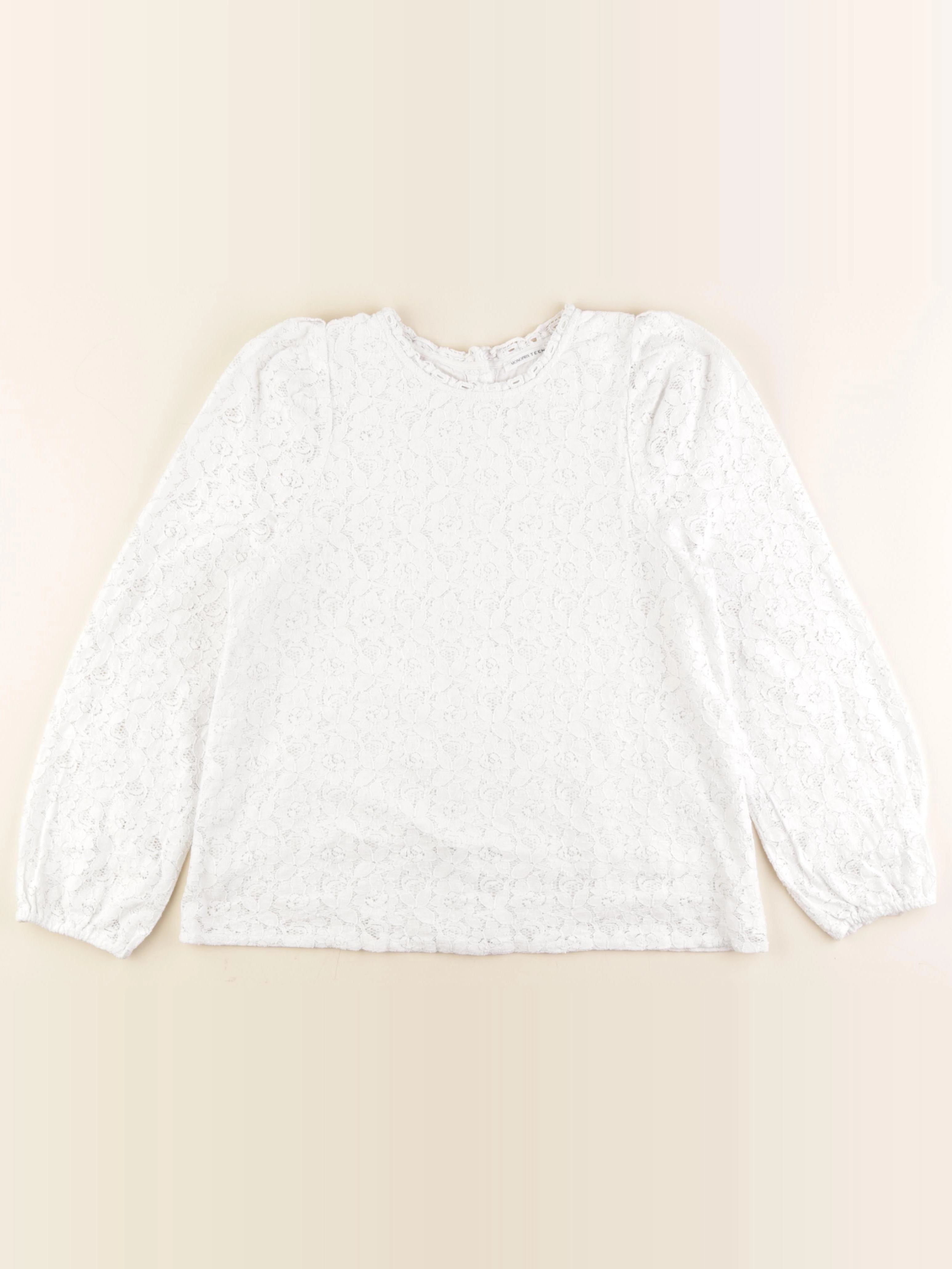Monoprix - blouse blanc - 14 ans