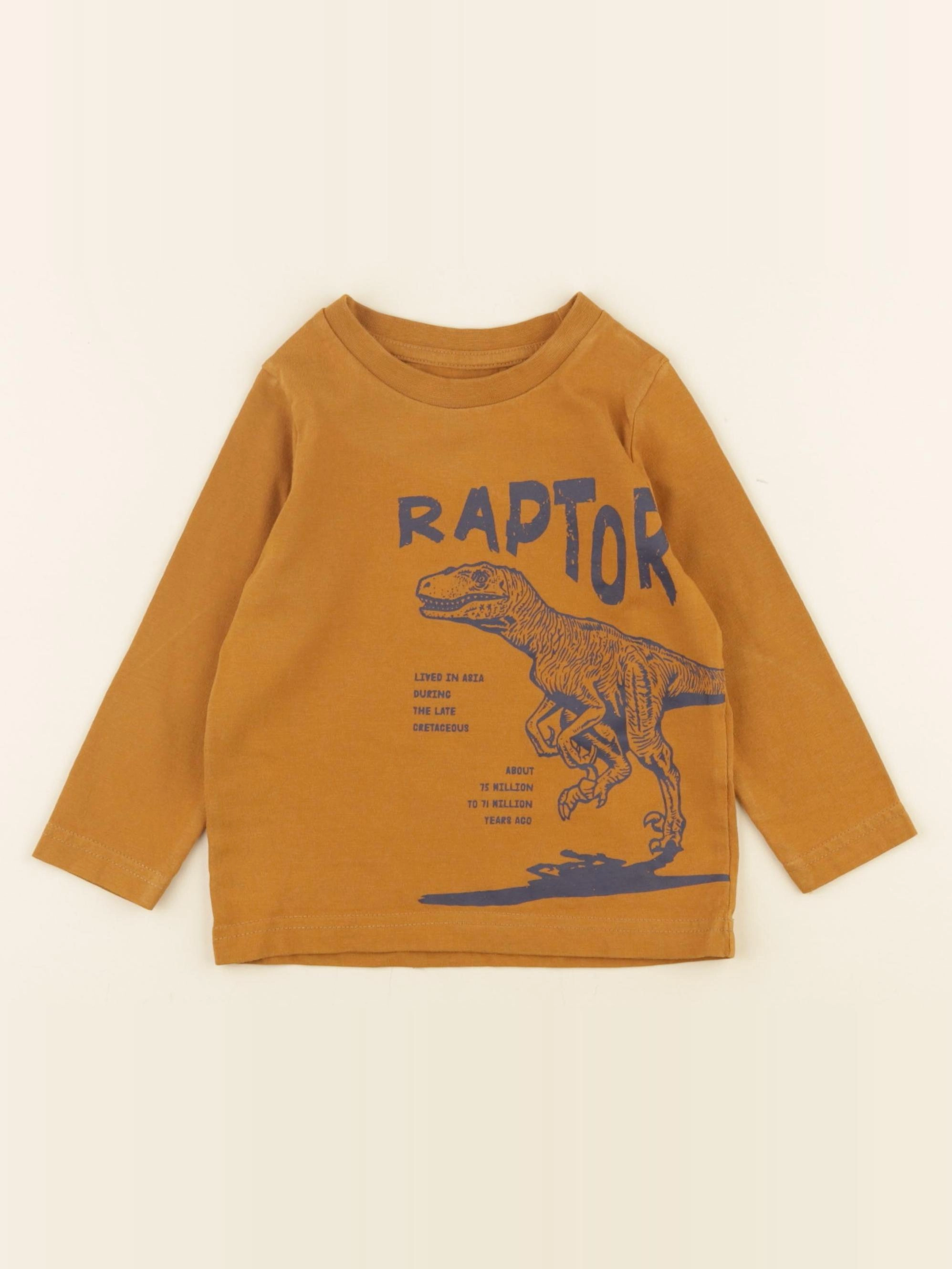 Vertbaudet - tee-shirt marron - 2 ans