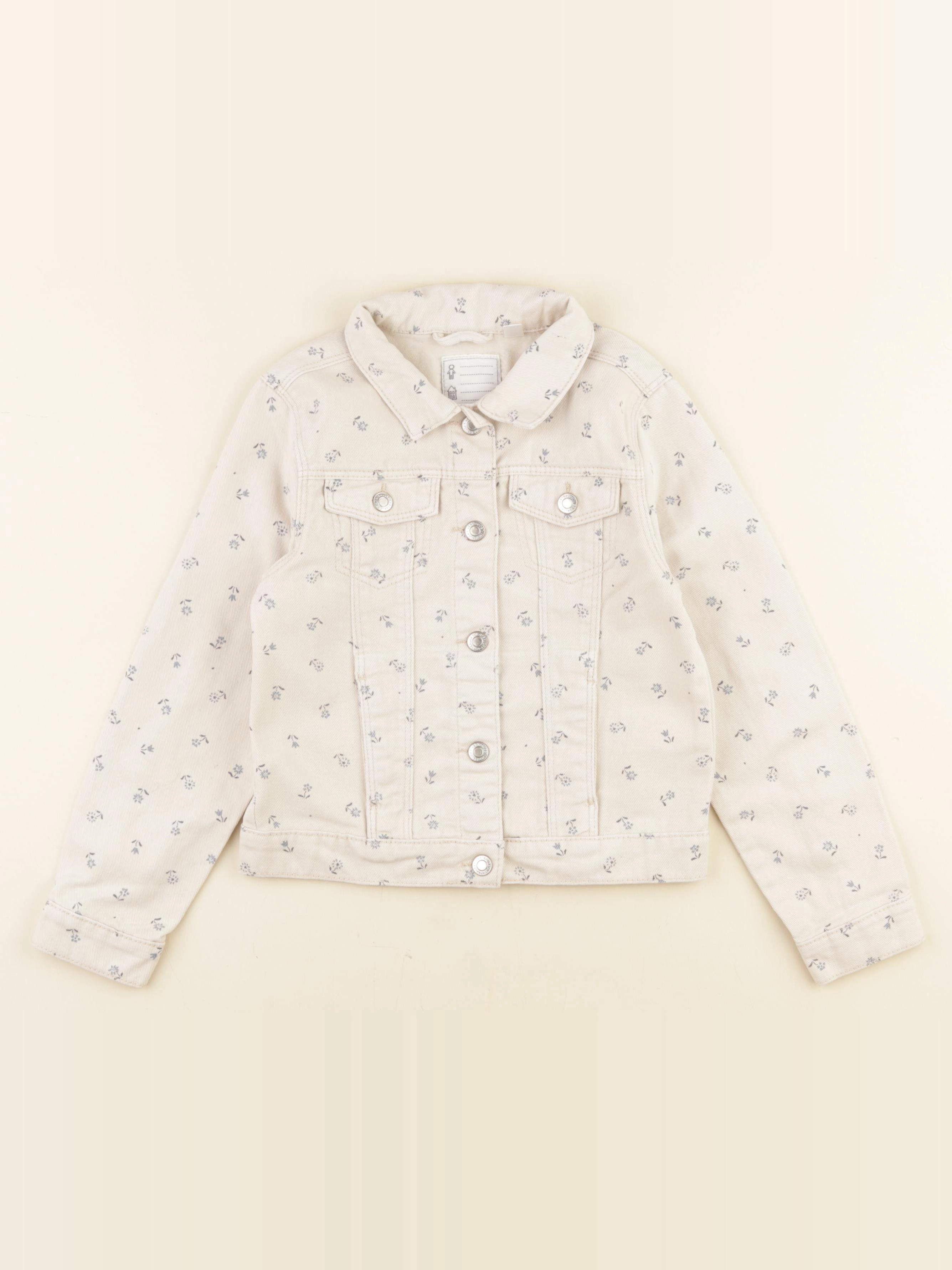 Vertbaudet - veste beige - 7 ans