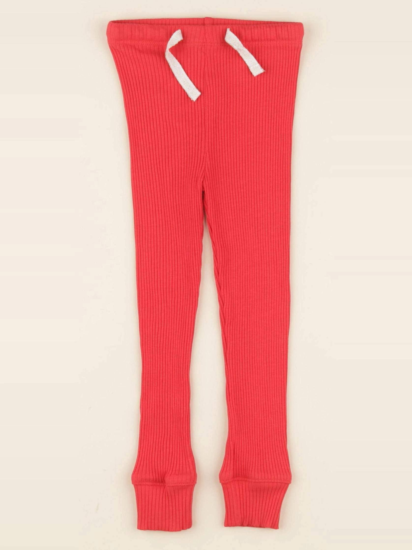 Monoprix - legging rouge - 3 ans