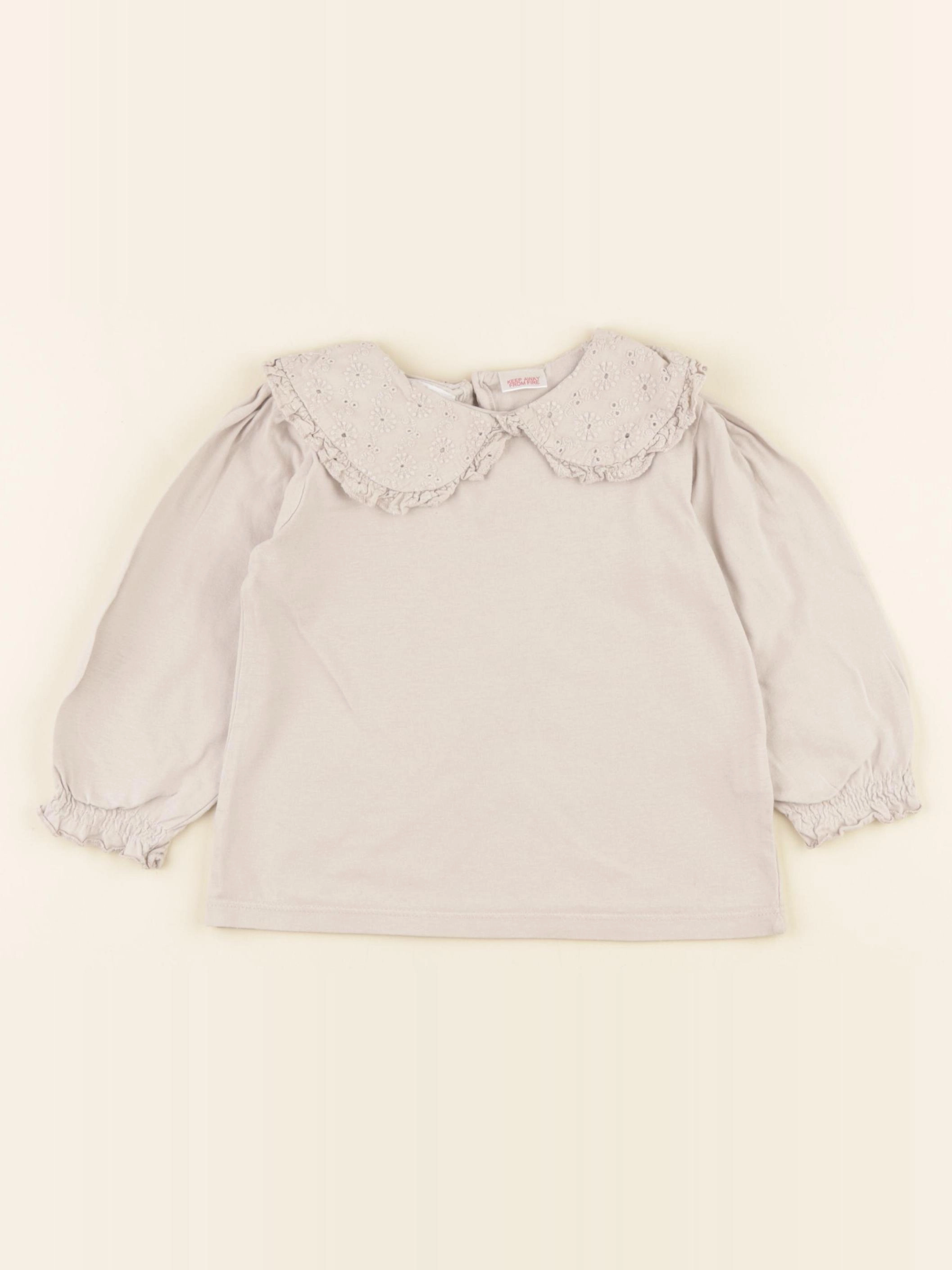 Zara - tee-shirt beige - 18/24 mois