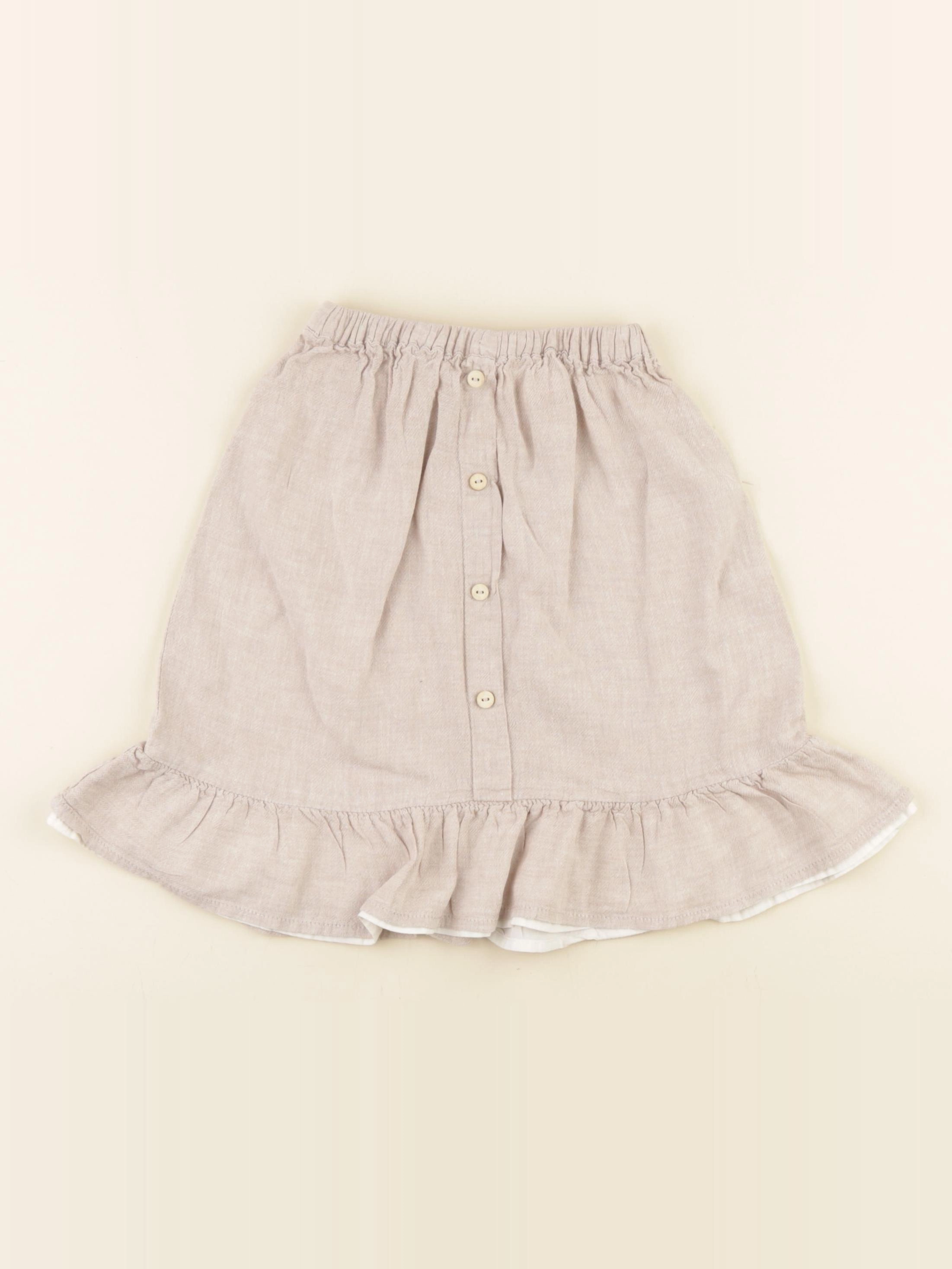 Zara - jupe beige - 2/3 ans