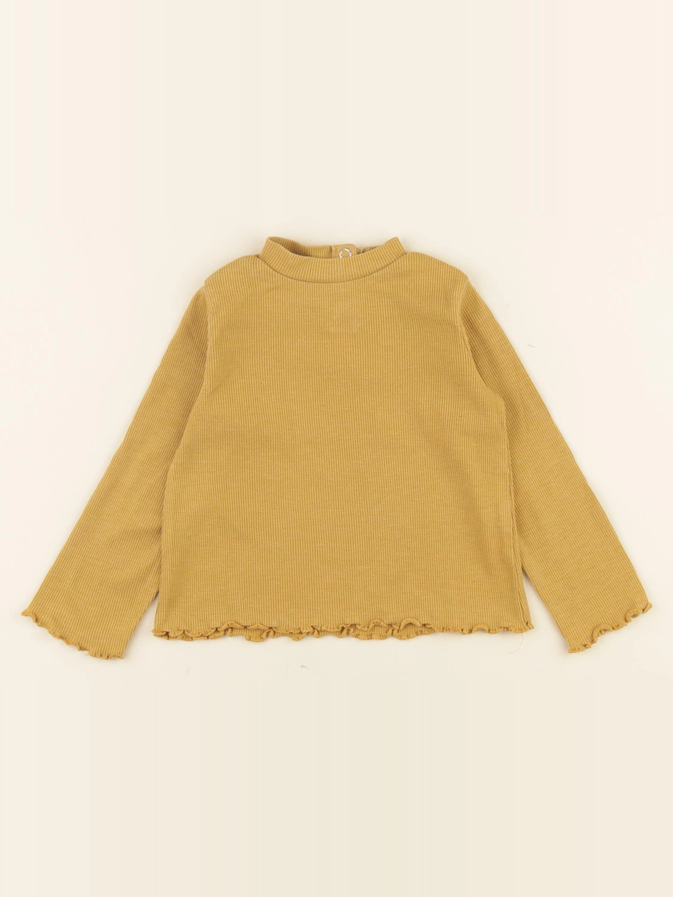 Zara - sous-pull jaune - 12/18 mois