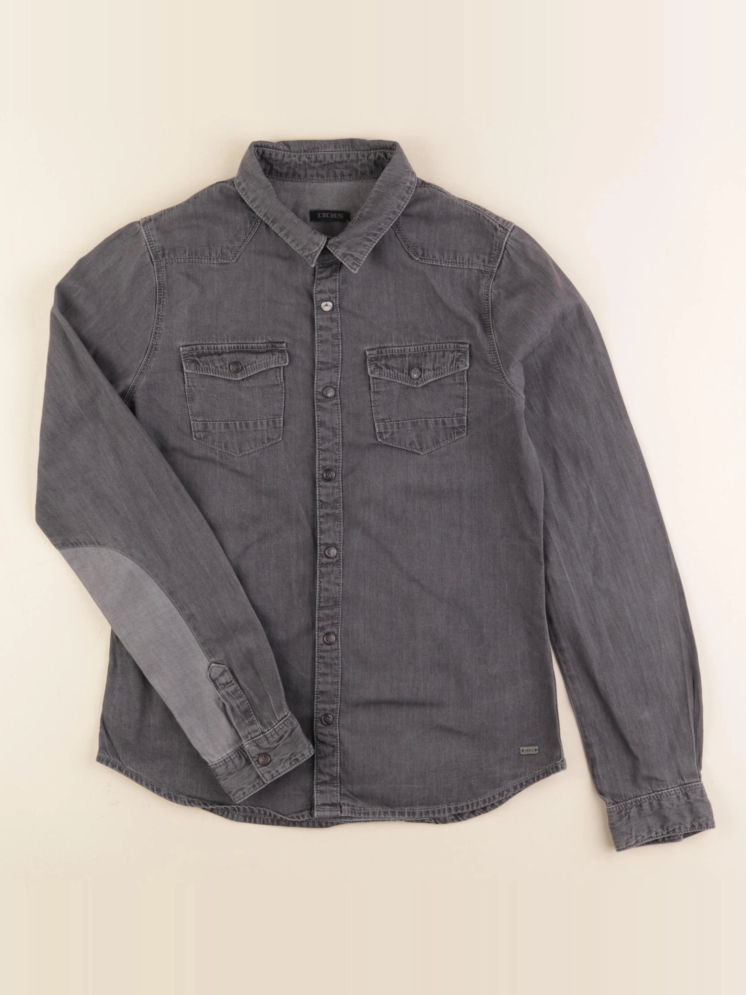 IKKS - chemise gris - 10 ans